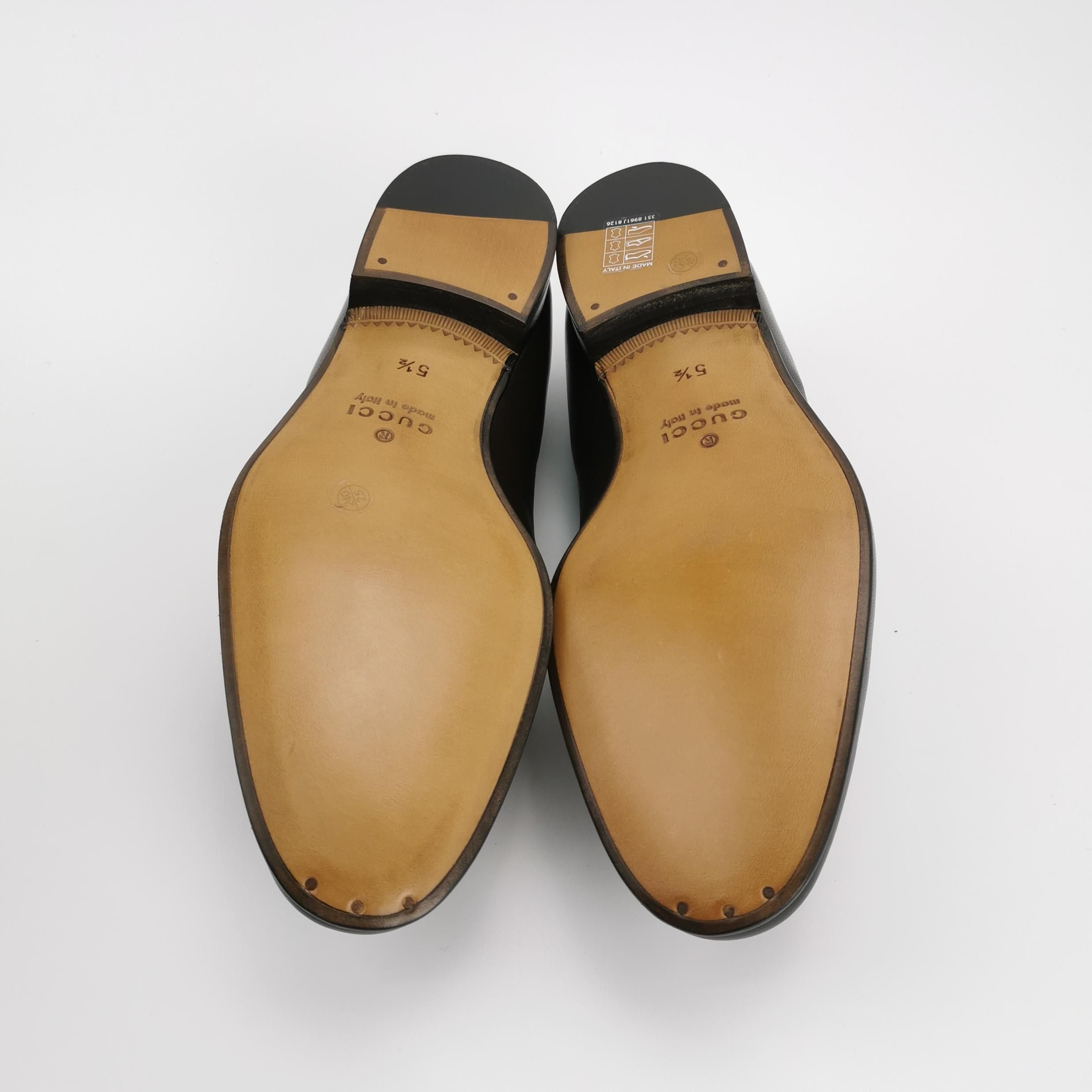 Gucci Gucci Interlocking GG Leather Loafers EU 39.5 Size US 6 / EU 39 - 6 Thumbnail