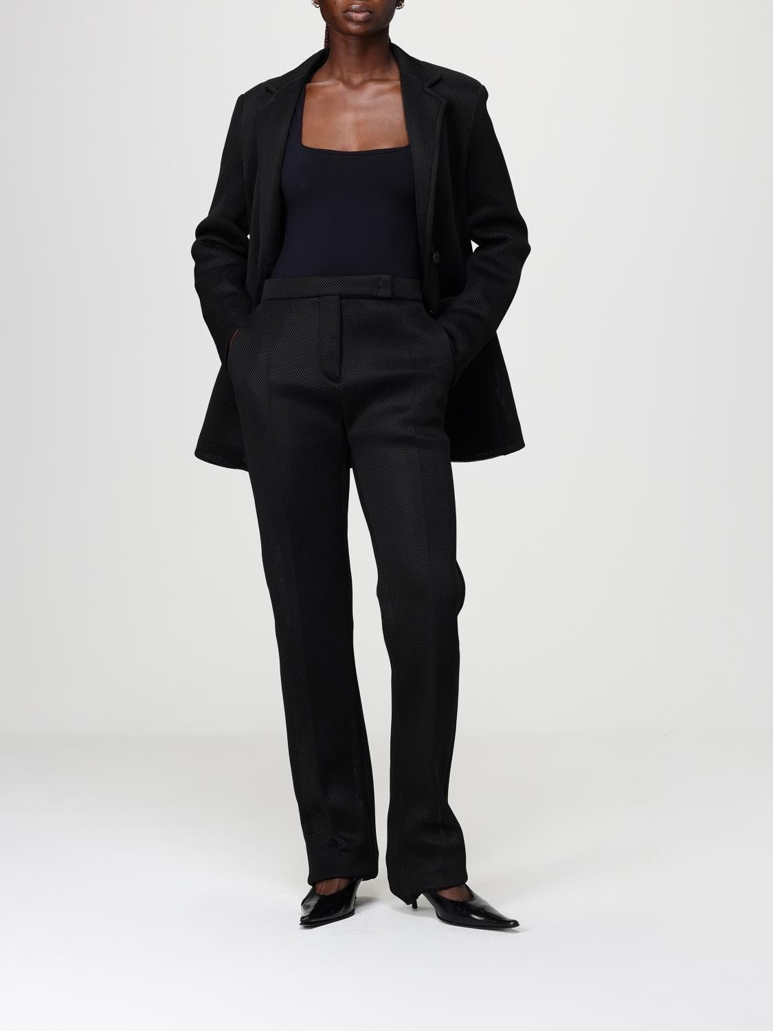 Max Mara Max Mara Jacket Woman Black Size L / US 10 / IT 46 - 2 Thumbnail