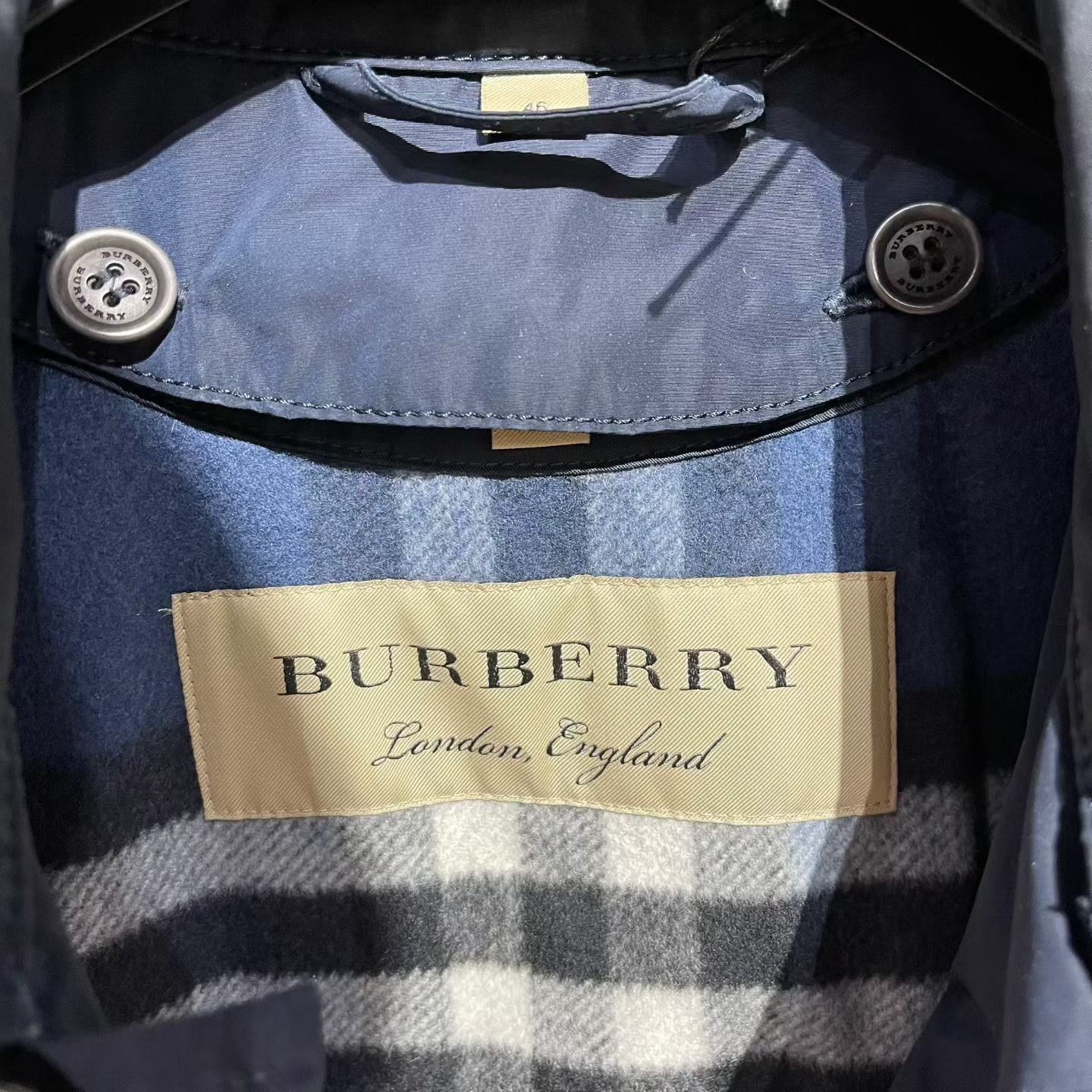 Burberry Burberry Wool Blue Light Jacket m Men Size US M / EU 48-50 / 2 - 7 Thumbnail