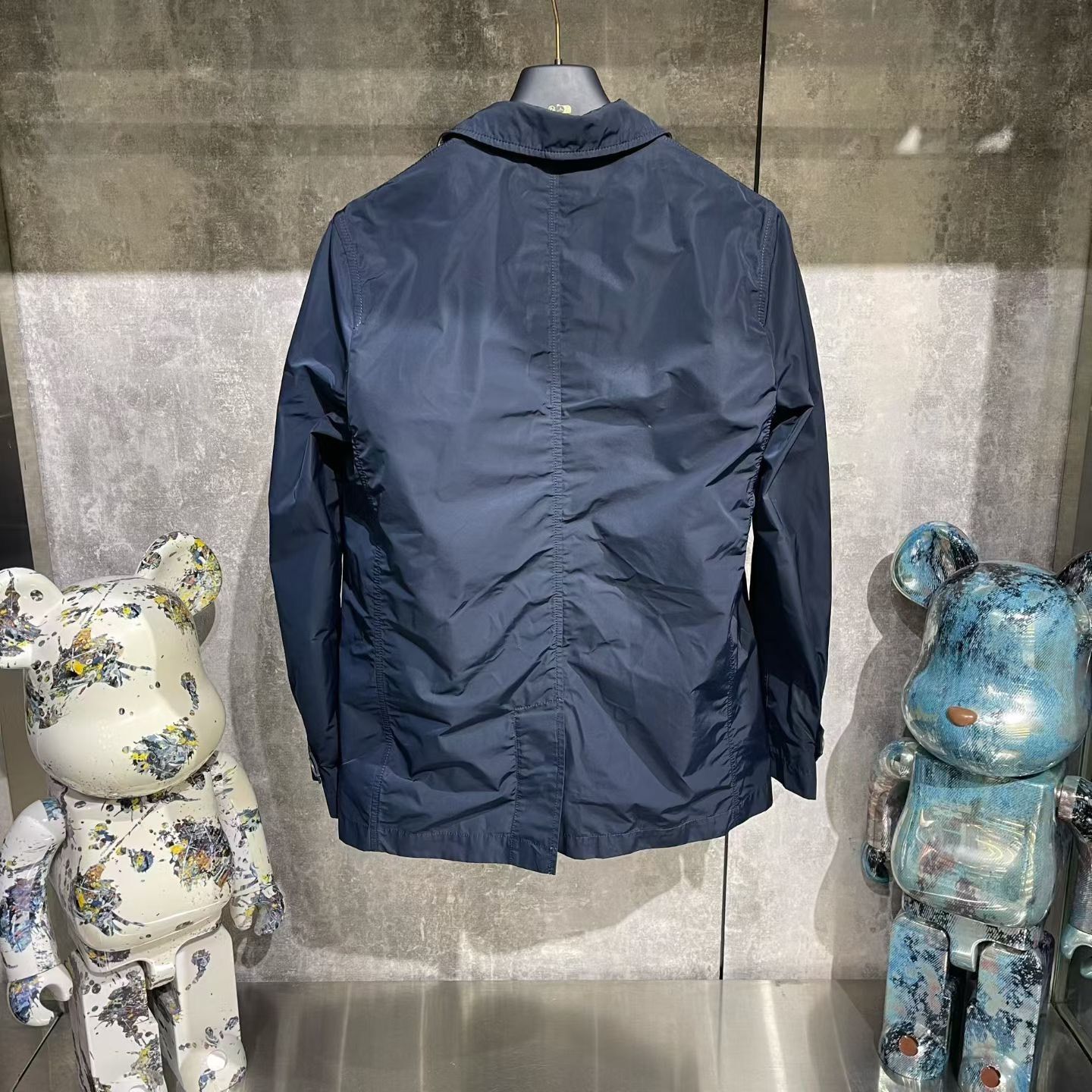 Burberry Burberry Wool Blue Light Jacket m Men Size US M / EU 48-50 / 2 - 2 Thumbnail