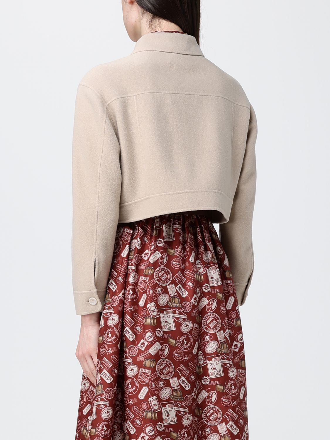 Max Mara Max Mara Jacket Woman Nude Size XS / US 0-2 / IT 36-38 - 3 Thumbnail