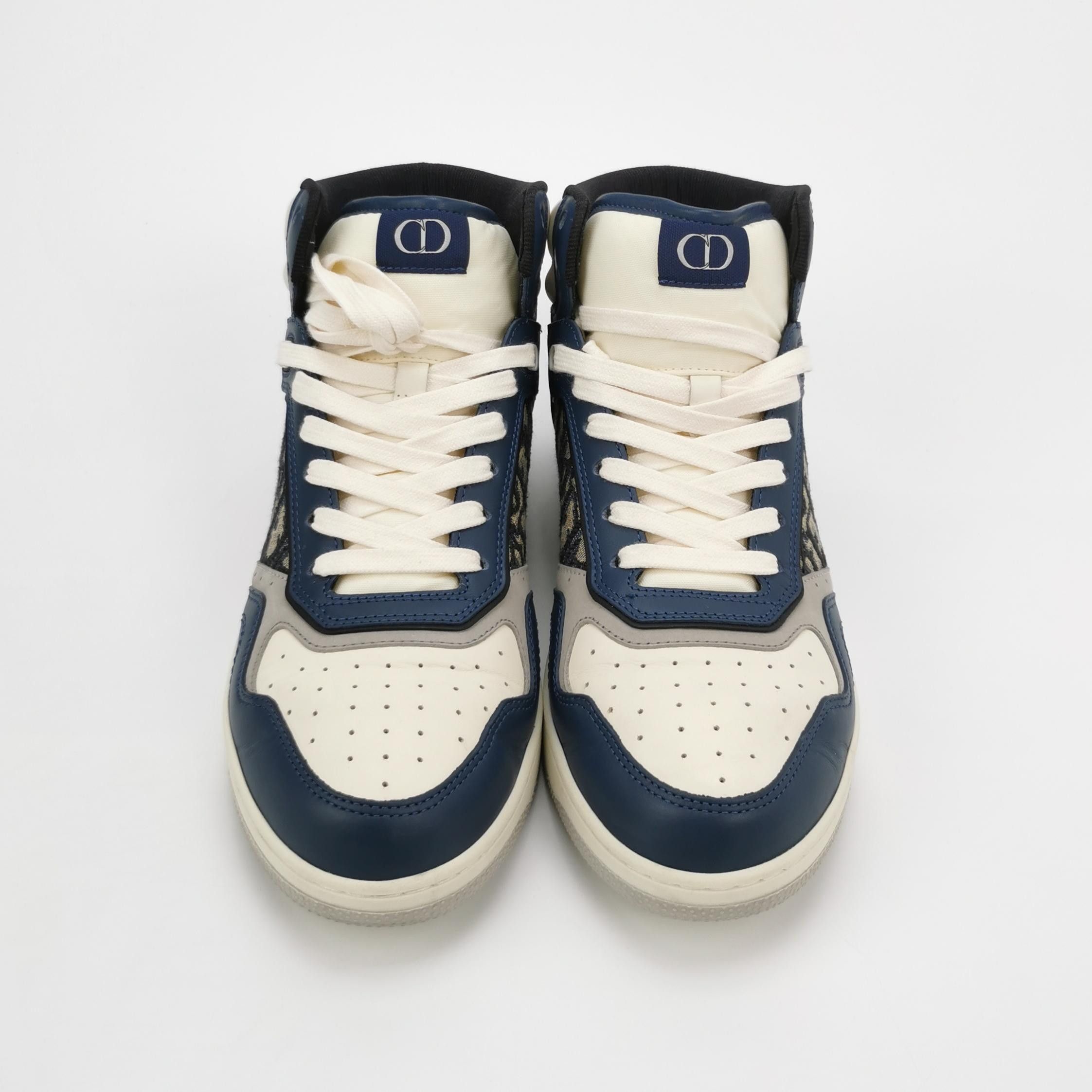 Dior Dior B27 Oblique High Top Sneakers 42 Size US 9 / EU 42 - 4 Thumbnail