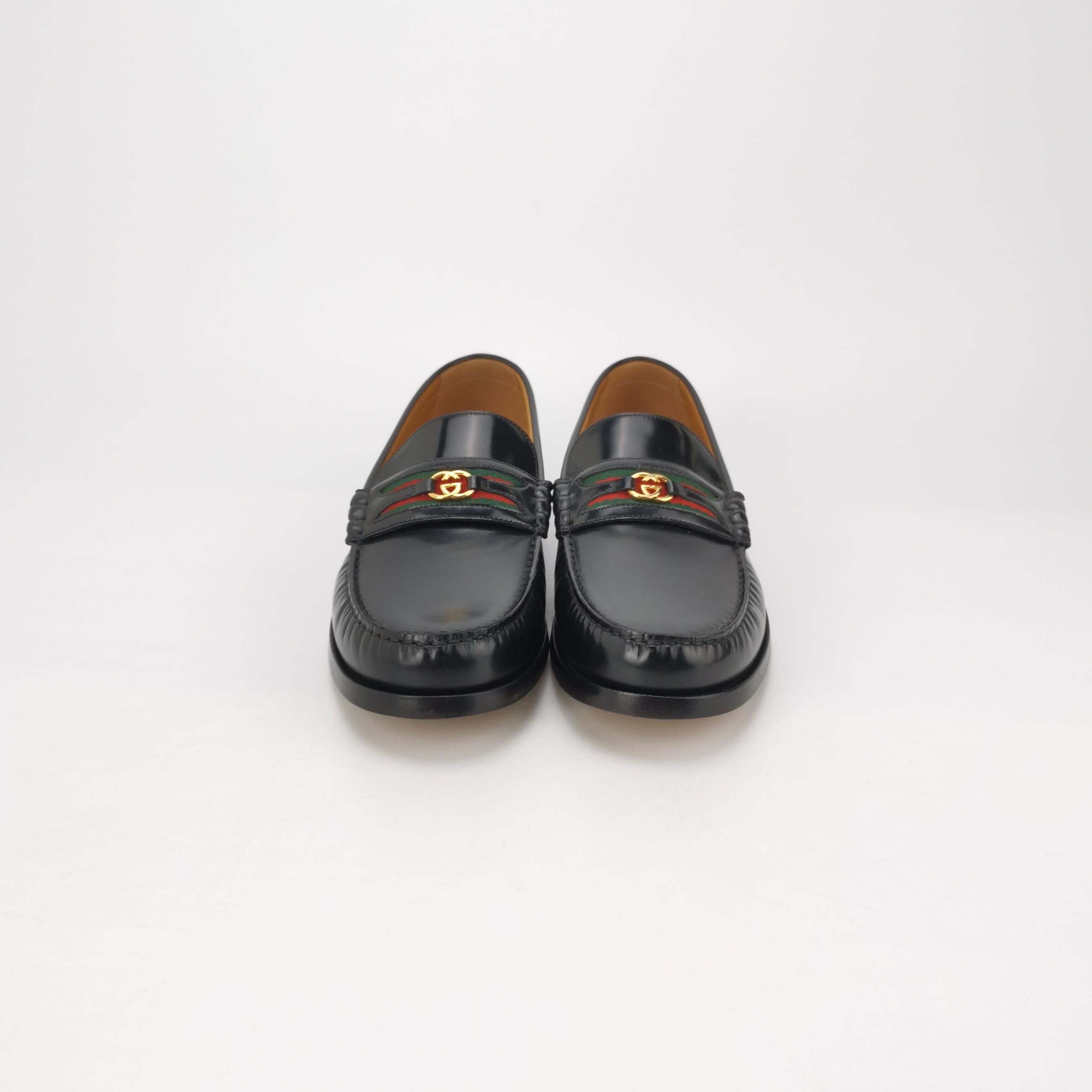 Gucci Gucci Web Stripe Interlocking G Loafers 12 Size US 13 / EU 46 - 4 Thumbnail