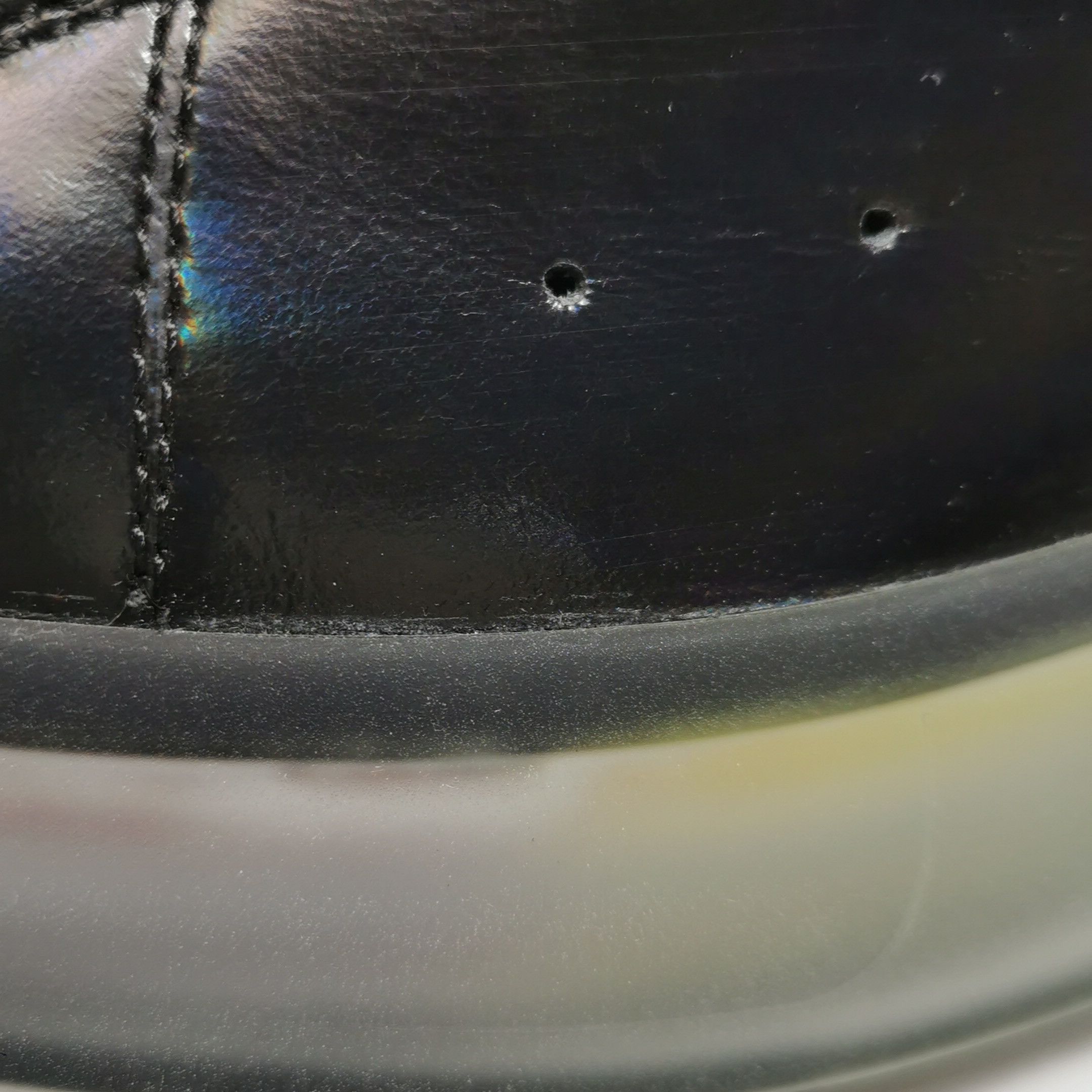 Alexander McQueen Alexander McQueen Black Leather Oversized Sneakers EU 41 Size US 8 / EU 41 - 14 Thumbnail