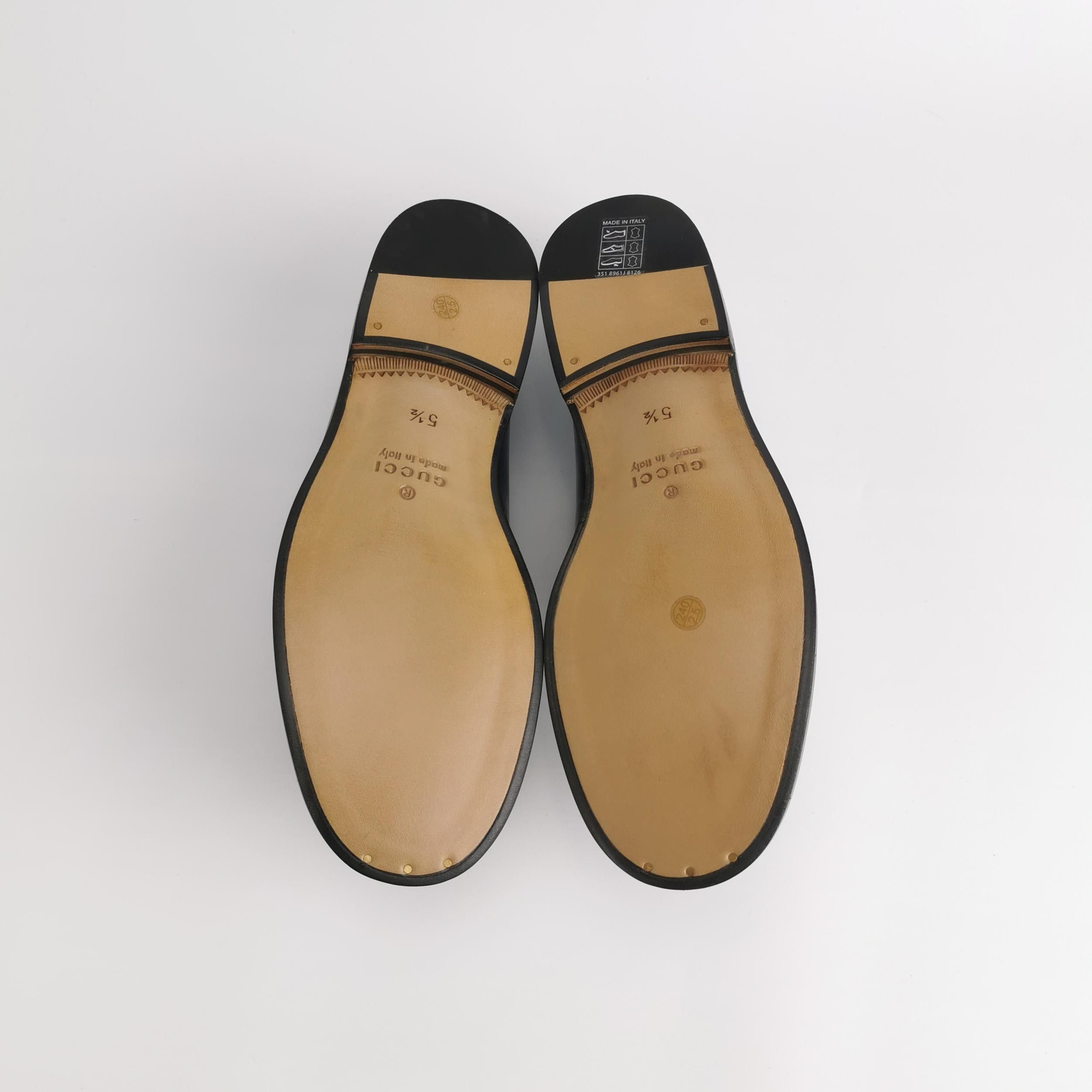 Gucci Gucci Leather Horsebit Loafers EU 39.5 Size US 6 / EU 39 - 6 Thumbnail