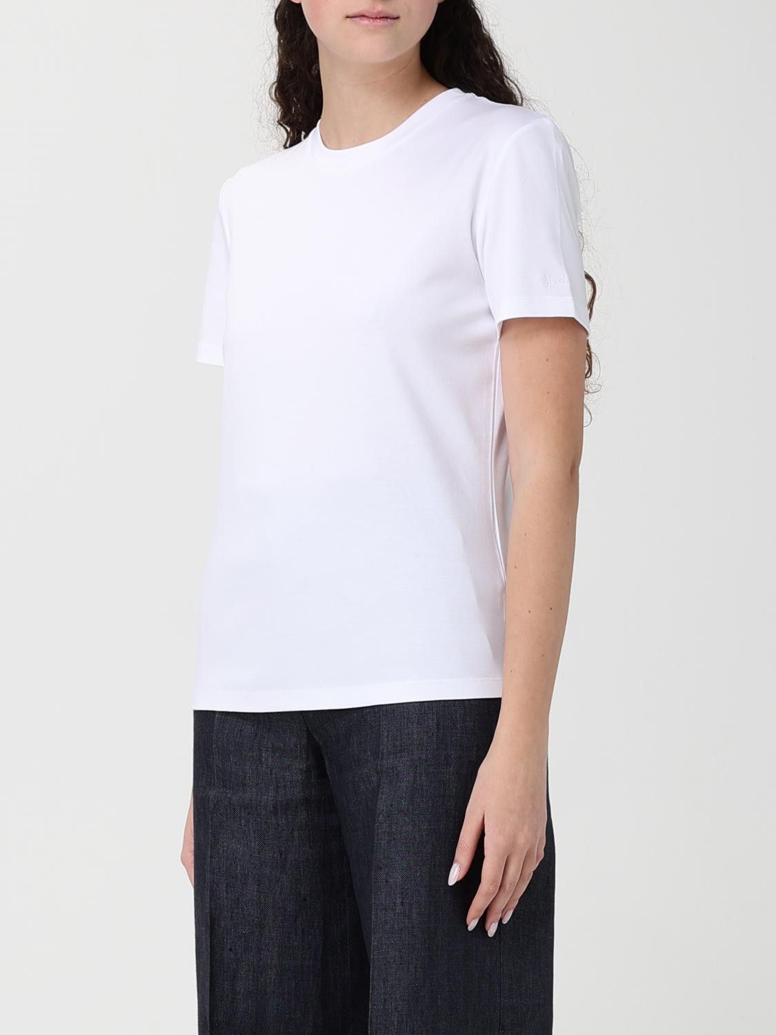 Max Mara Max Mara T-Shirt Woman White Size S / US 4 / IT 40 - 4 Thumbnail
