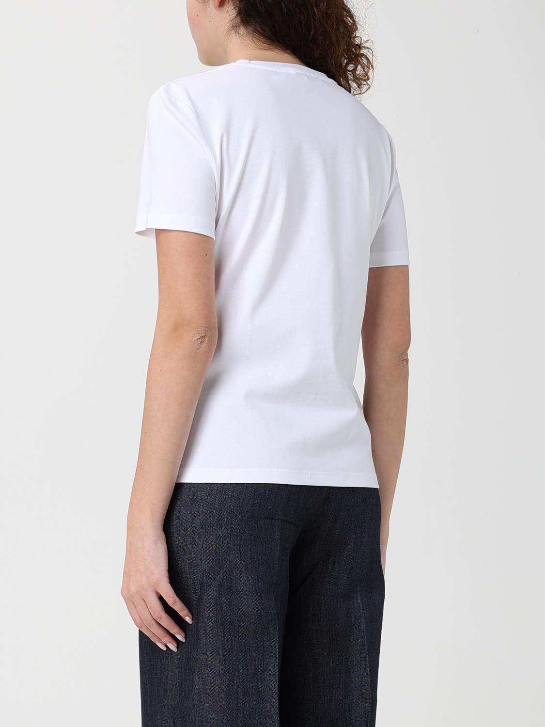 Max Mara Max Mara T-Shirt Woman White Size S / US 4 / IT 40 - 3 Thumbnail