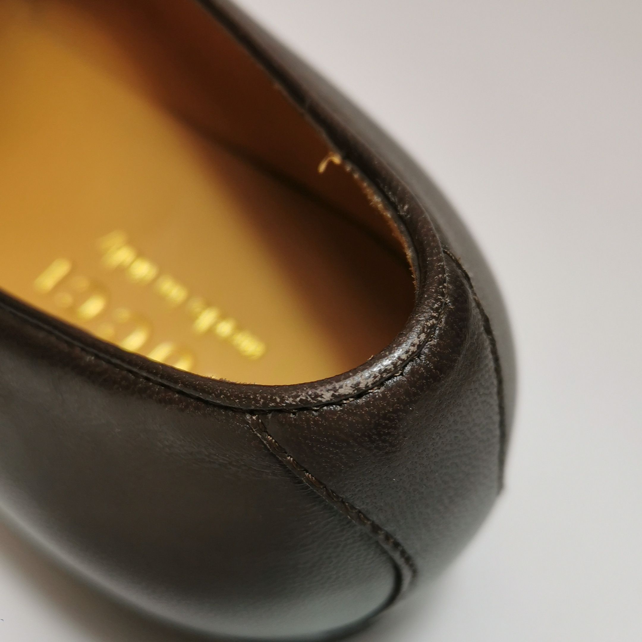 Gucci Gucci Interlocking G Leather Loafers US 6.5 Size US 6 / EU 39 - 8 Thumbnail