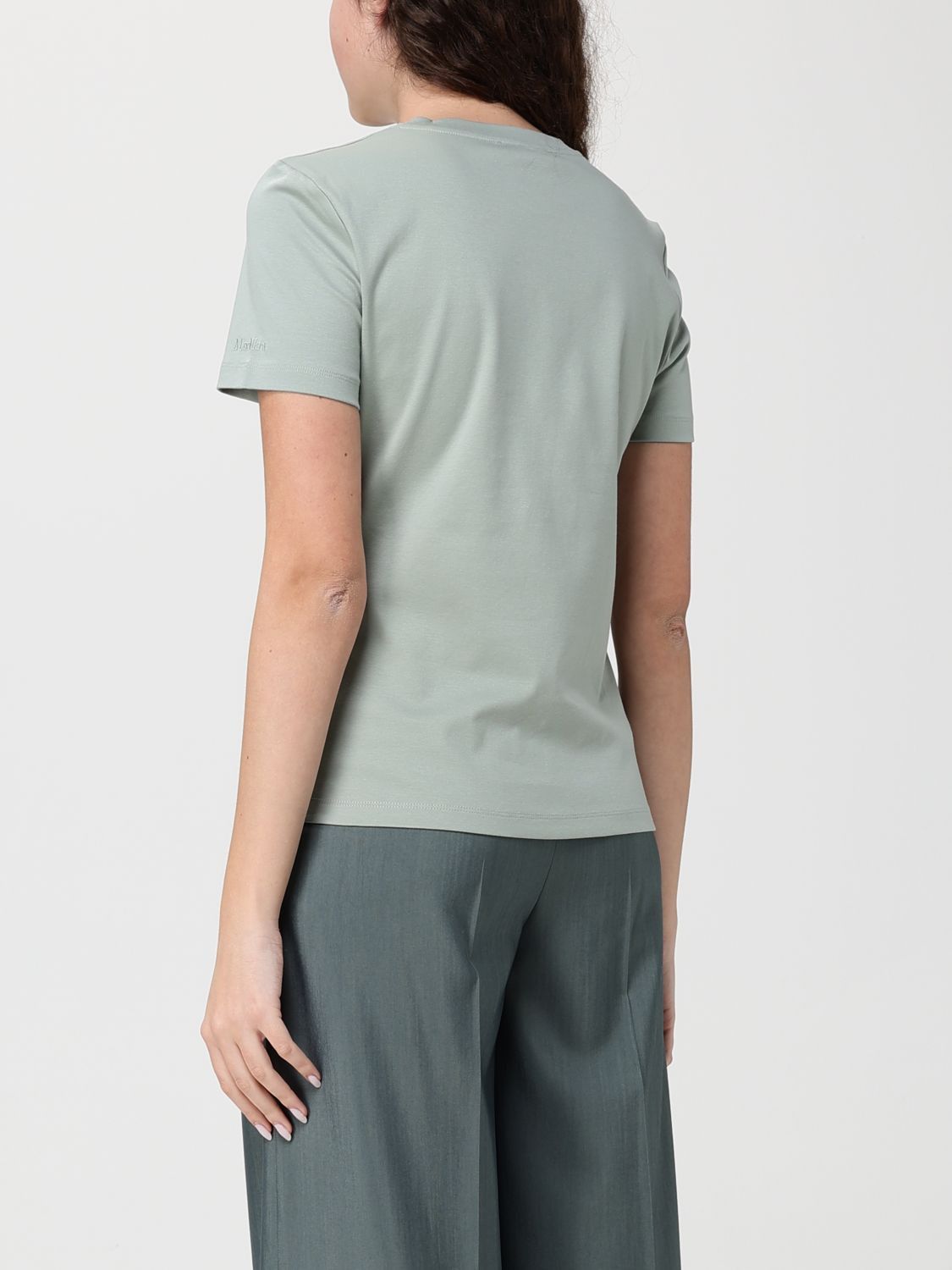 Max Mara Max Mara T-Shirt Woman Green Size S / US 4 / IT 40 - 3 Thumbnail