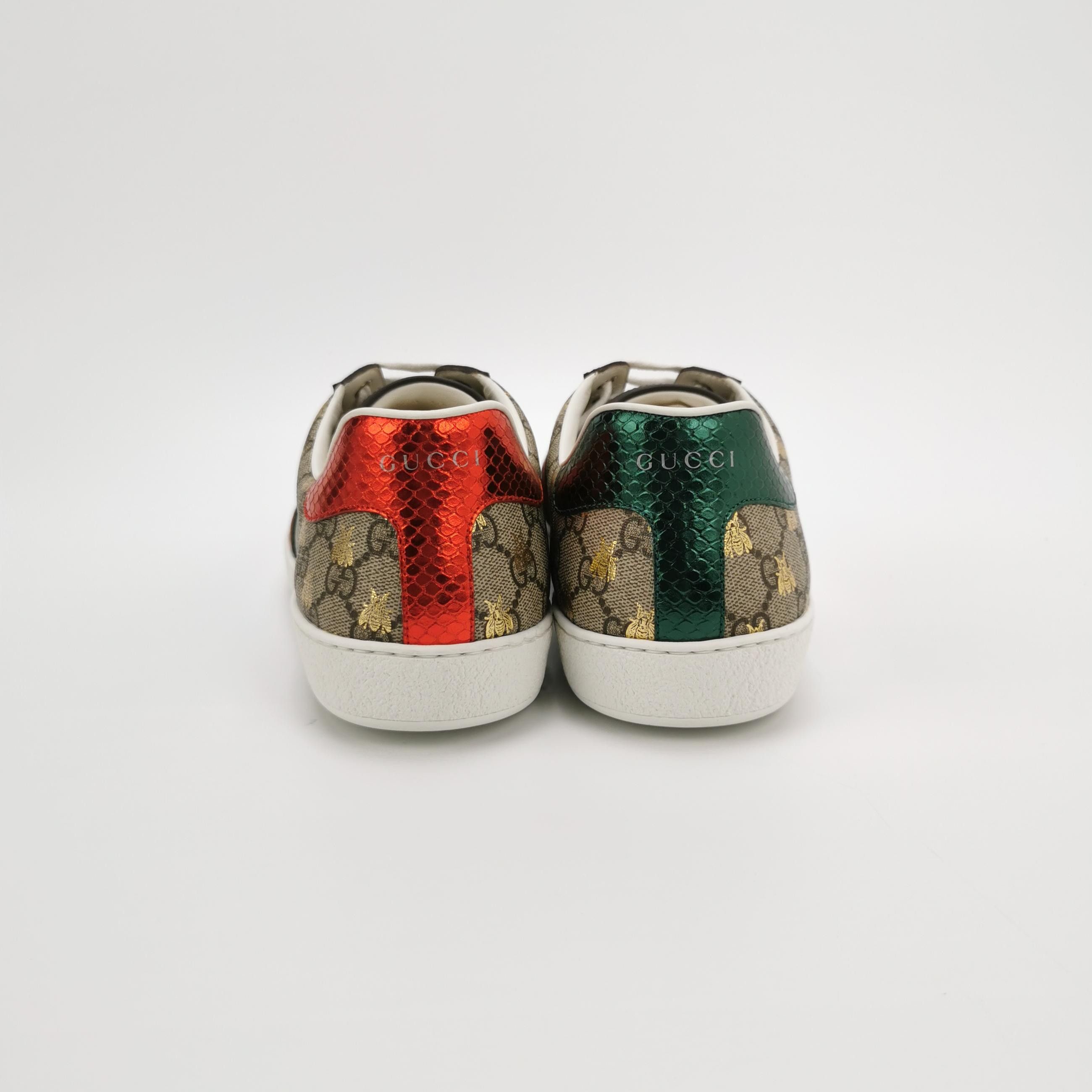 Gucci Gucci Bee GG Supreme Ace Sneakers EU 47 Size US 14 / EU 47 - 5 Thumbnail