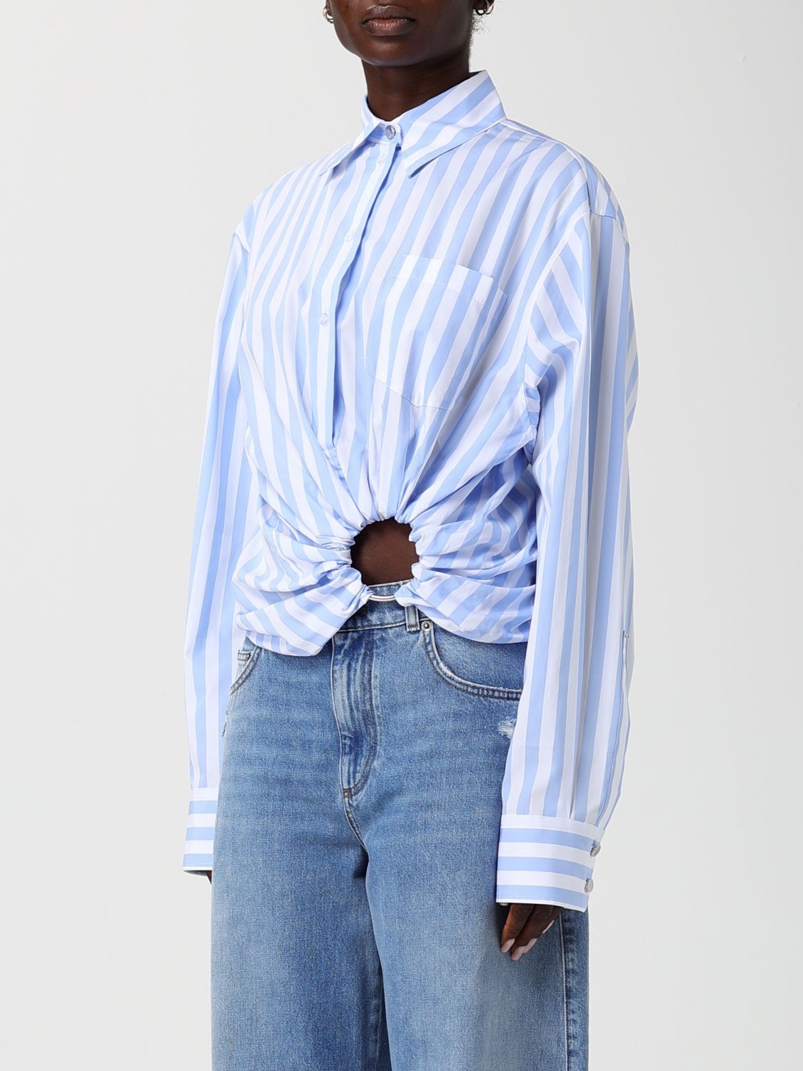Max Mara Max Mara Shirt Woman Multicolor Size XS / US 0-2 / IT 36-38 - 4 Thumbnail