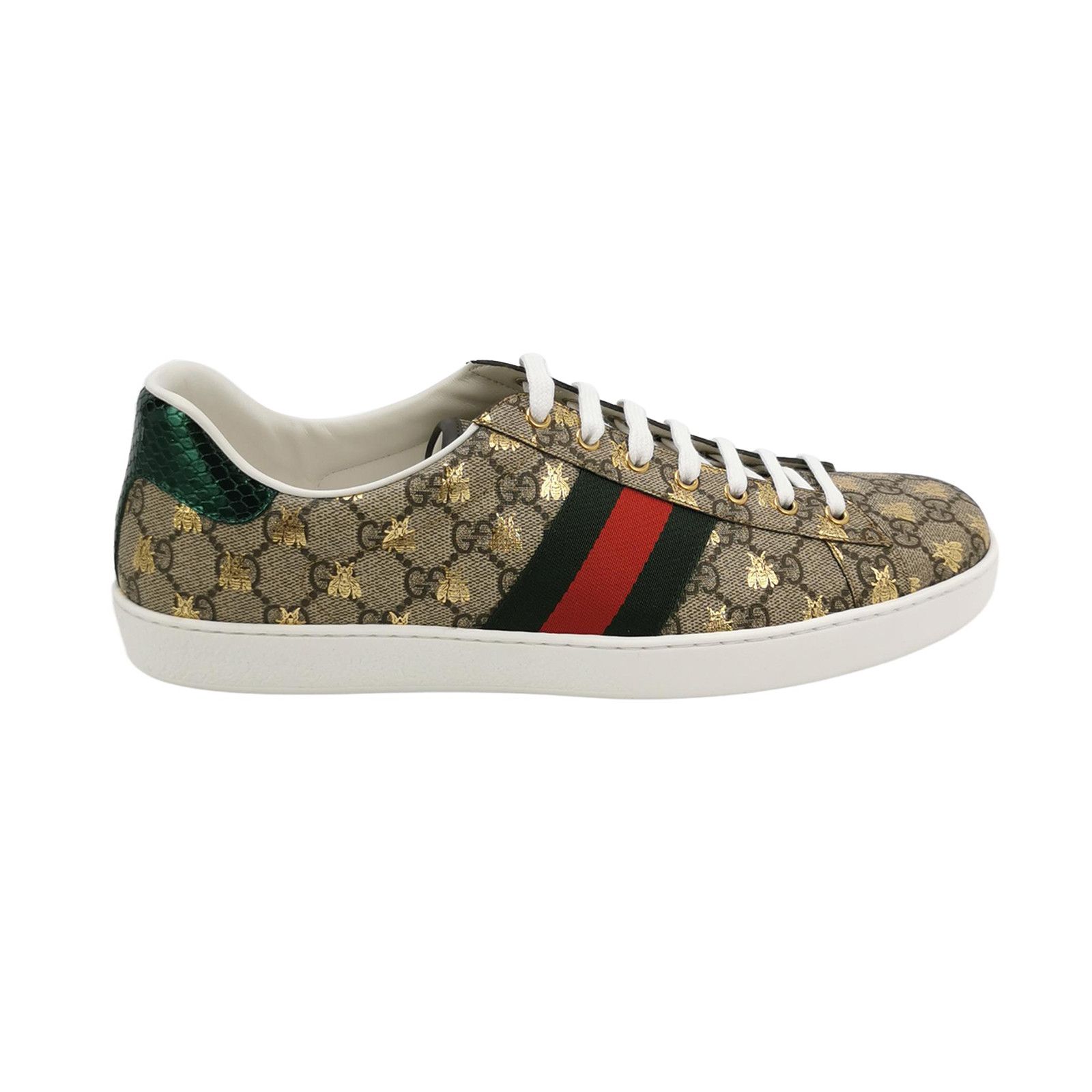 Gucci Gucci Bee GG Supreme Ace Sneakers US 14 Size US 14 / EU 47 - 2 Thumbnail