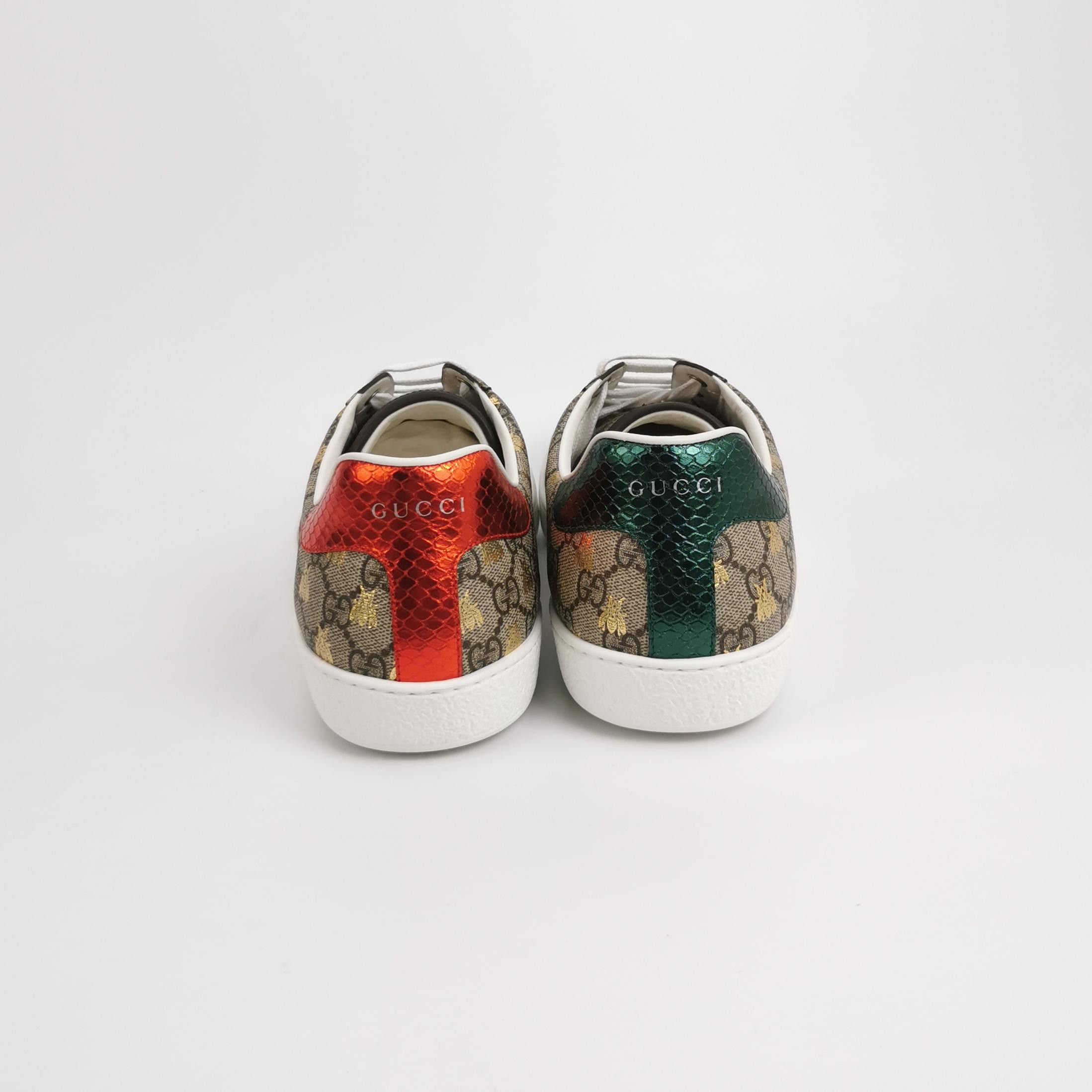Gucci Gucci Bee Pattern GG Supreme Ace Sneakers 47 Size US 14 / EU 47 - 5 Thumbnail