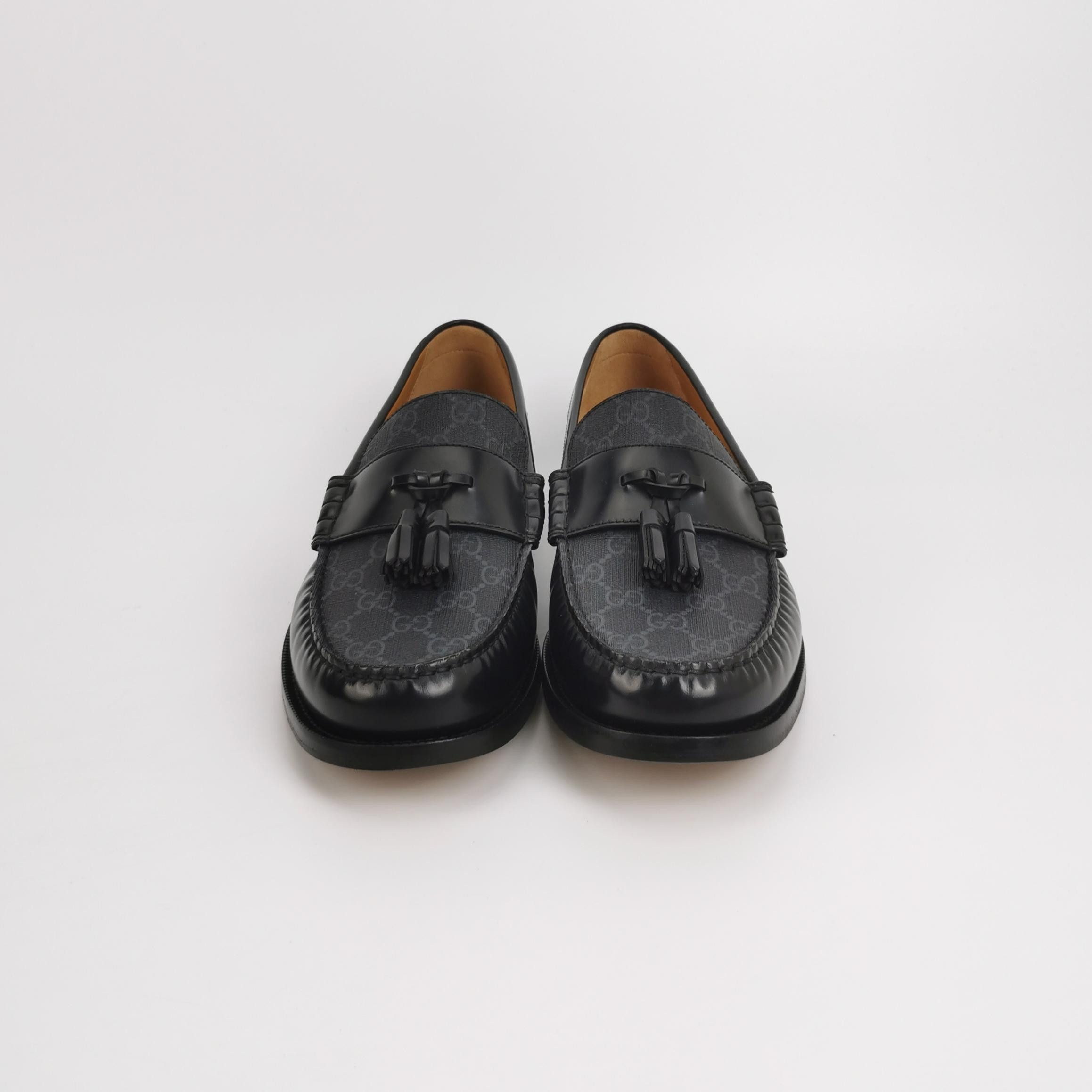 Gucci Gucci Tasseled Monogram Leather Loafers Size 11 Size US 11 / EU 44 - 4 Thumbnail