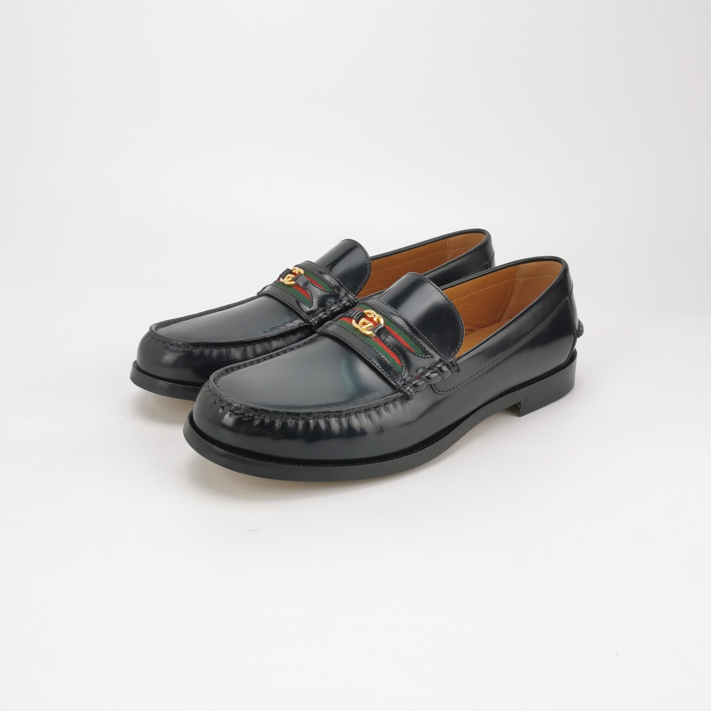 Gucci Gucci Interlocking G Web Loafers 11.5 Size US 12 / EU 45 - 3 Thumbnail