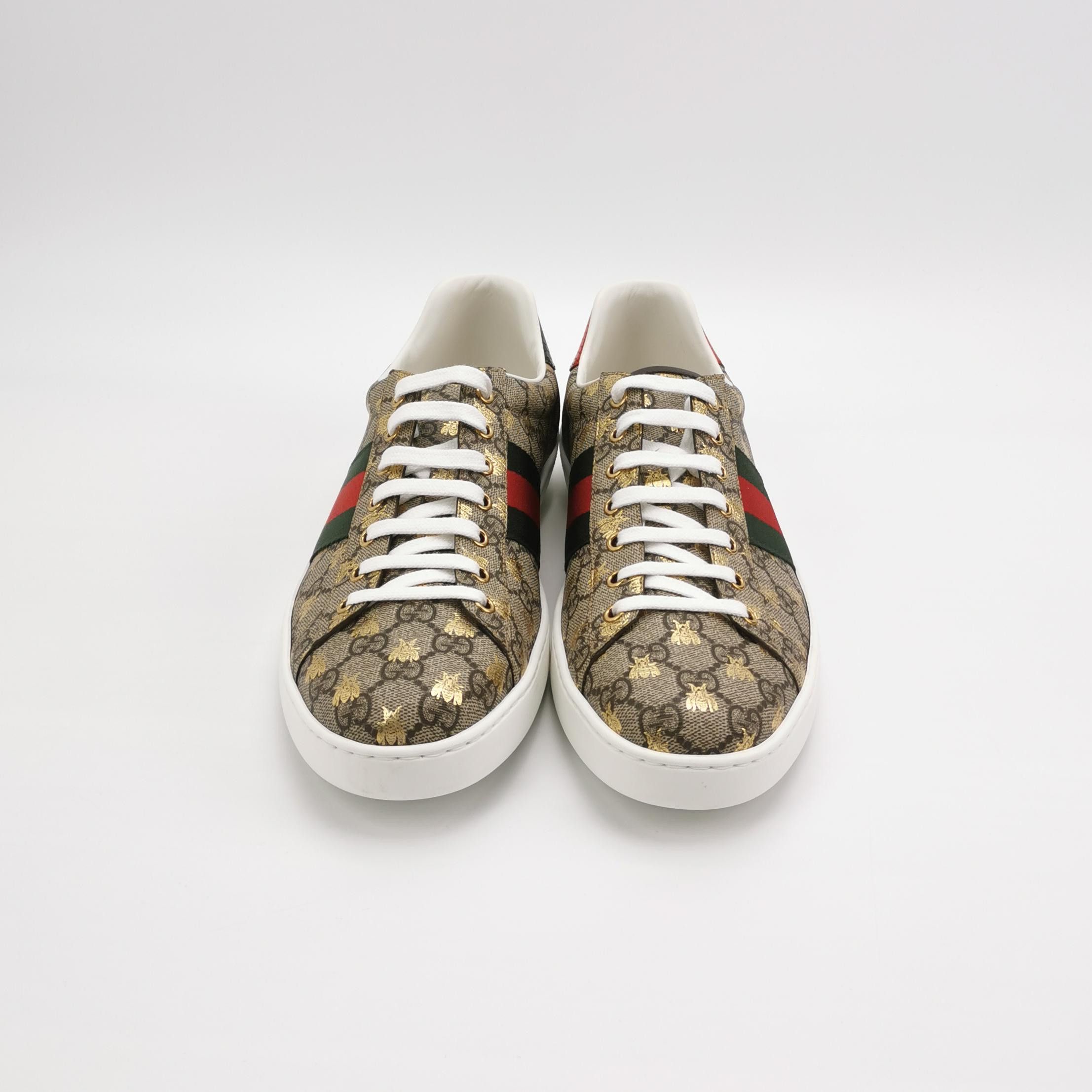 Gucci Gucci Bee GG Supreme Ace Sneakers 13 Size US 13 / EU 46 - 4 Thumbnail