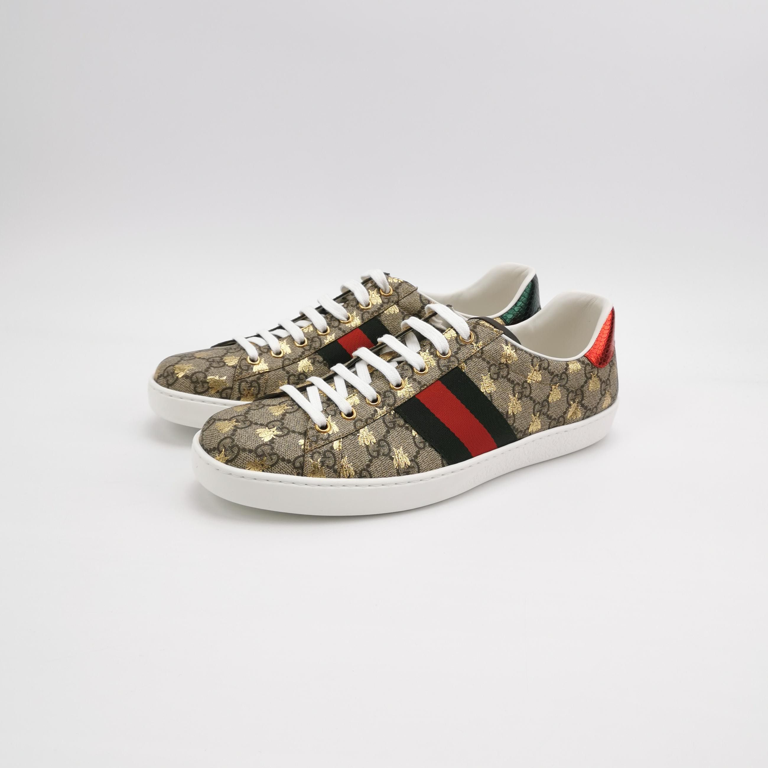 Gucci Gucci Bee GG Supreme Ace Sneakers 13 Size US 13 / EU 46 - 3 Thumbnail