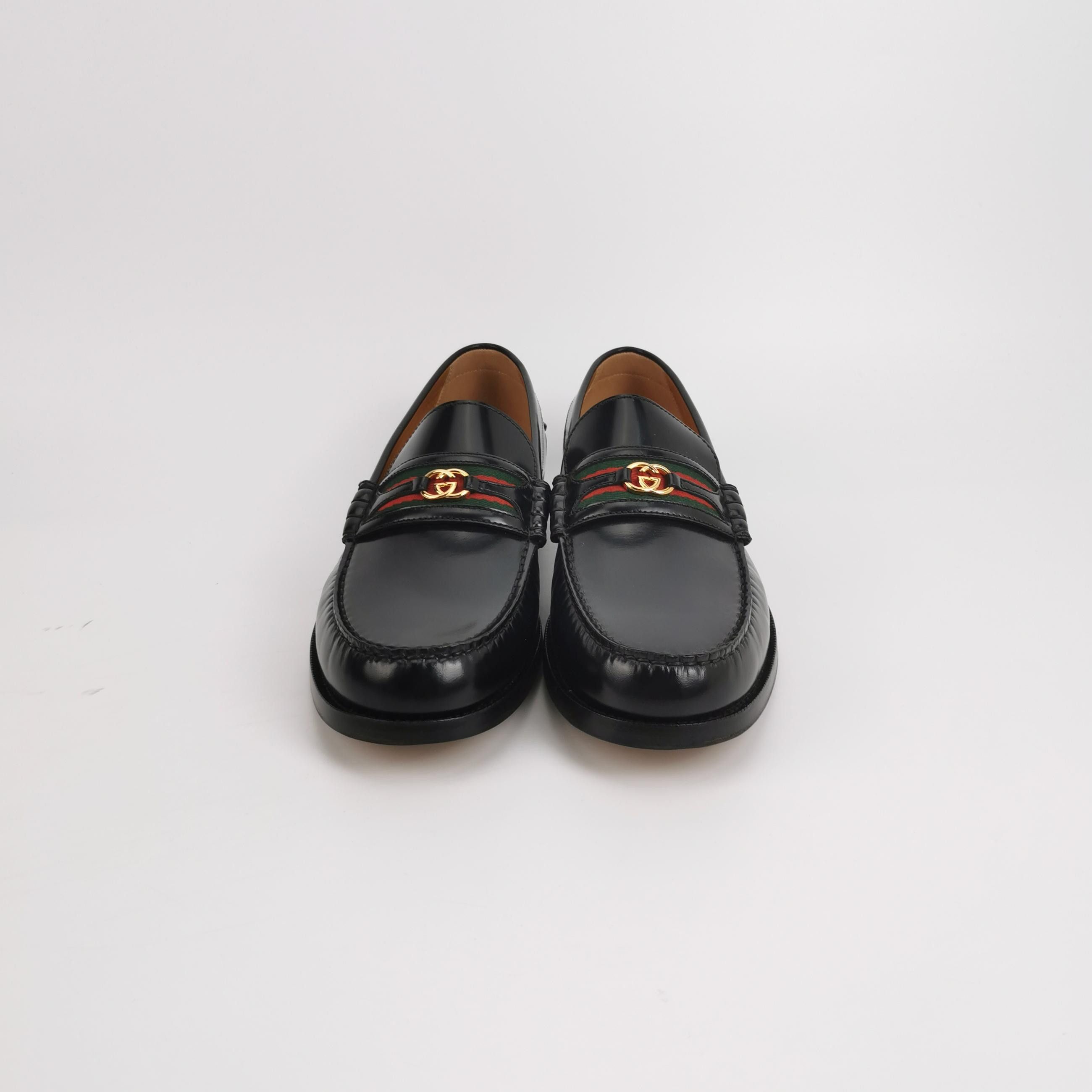Gucci Gucci Interlocking G Web Stripe Loafers 11.5 Size US 12 / EU 45 - 4 Thumbnail