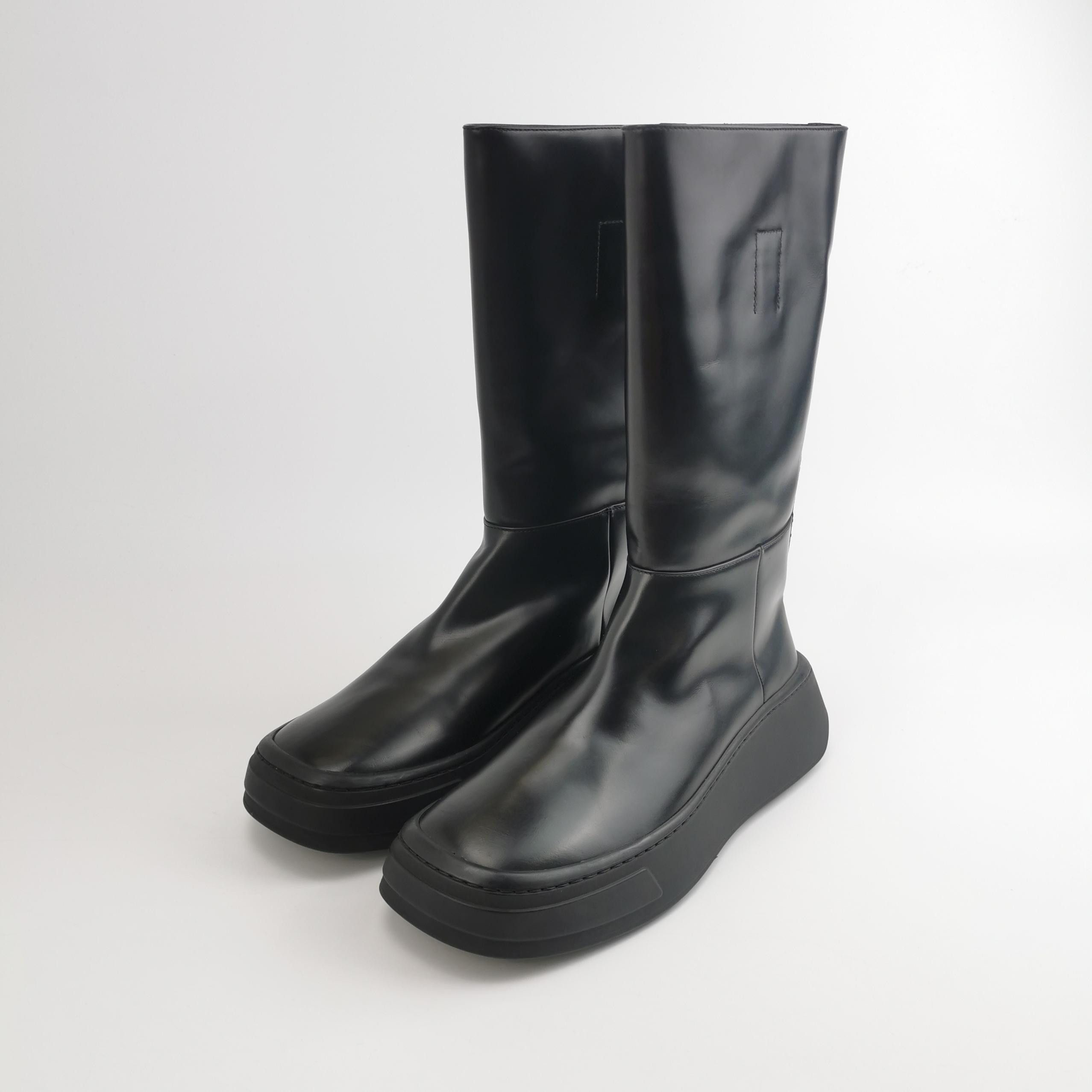 Prada Prada Leather Chunky Tall Boots US 8 Size US 8 / EU 41 - 3 Thumbnail