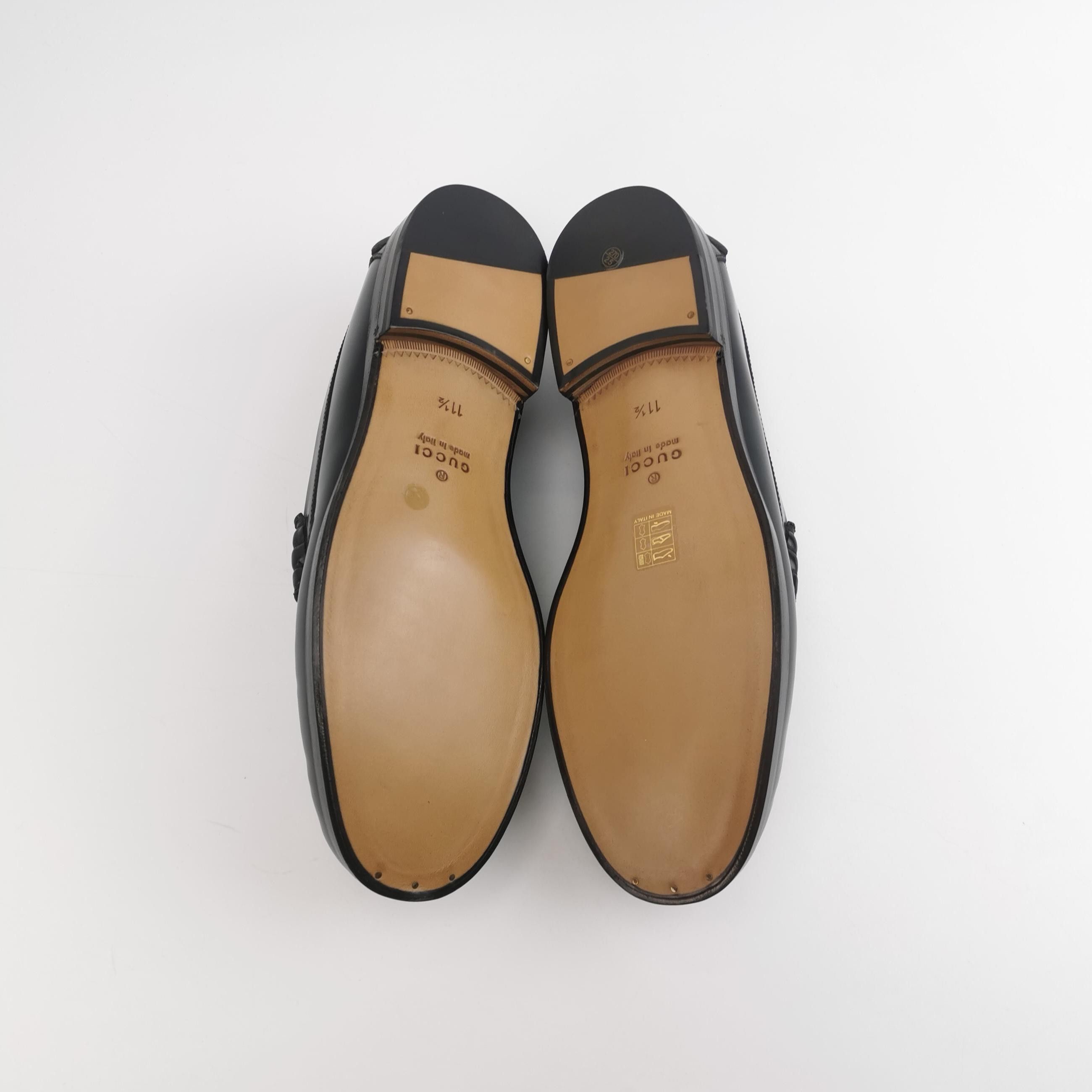 Gucci Gucci Web Stripe Interlocking G Loafers 11.5 Size US 12 / EU 45 - 6 Thumbnail