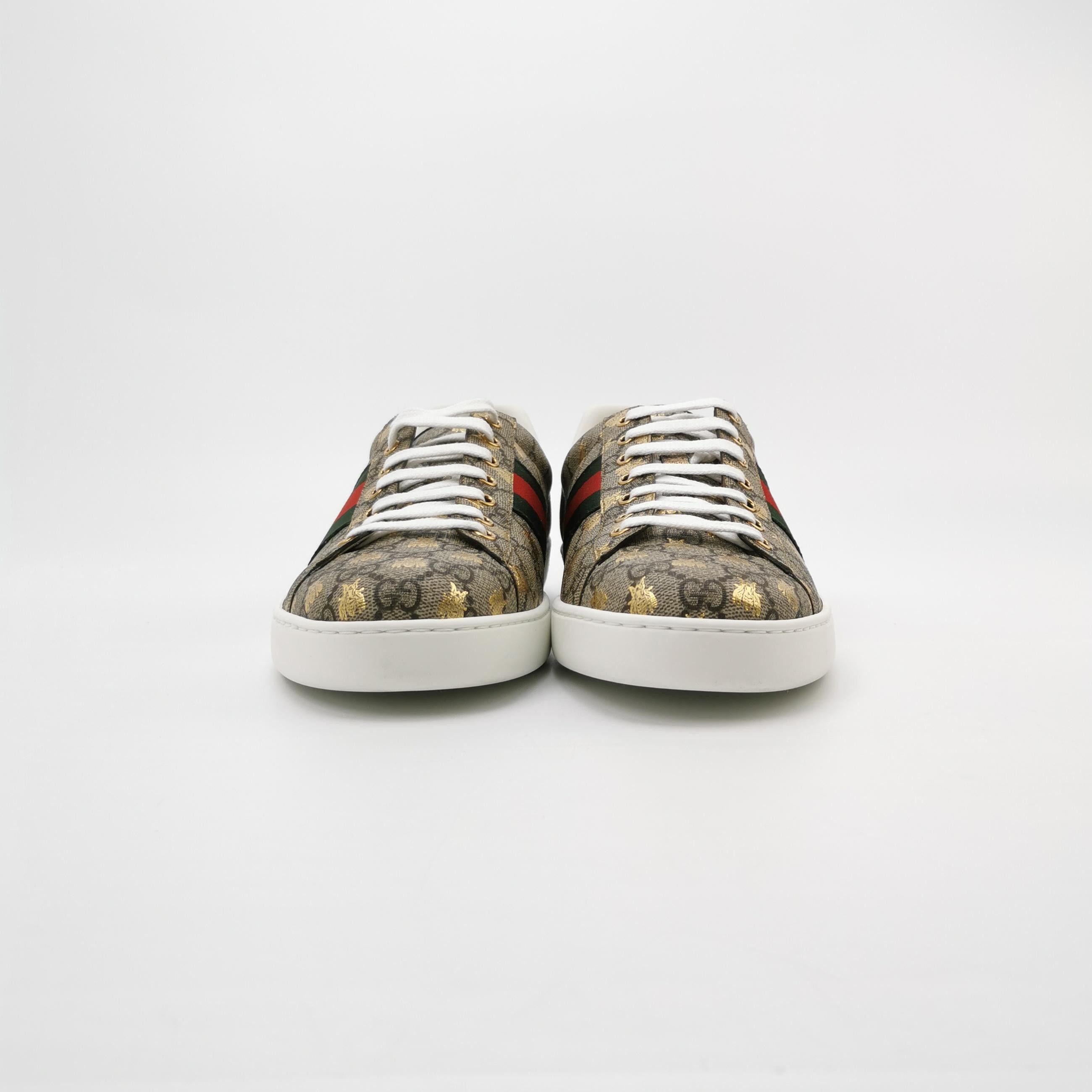Gucci Gucci Bee GG Supreme Ace Sneakers 13 Size US 13 / EU 46 - 4 Thumbnail
