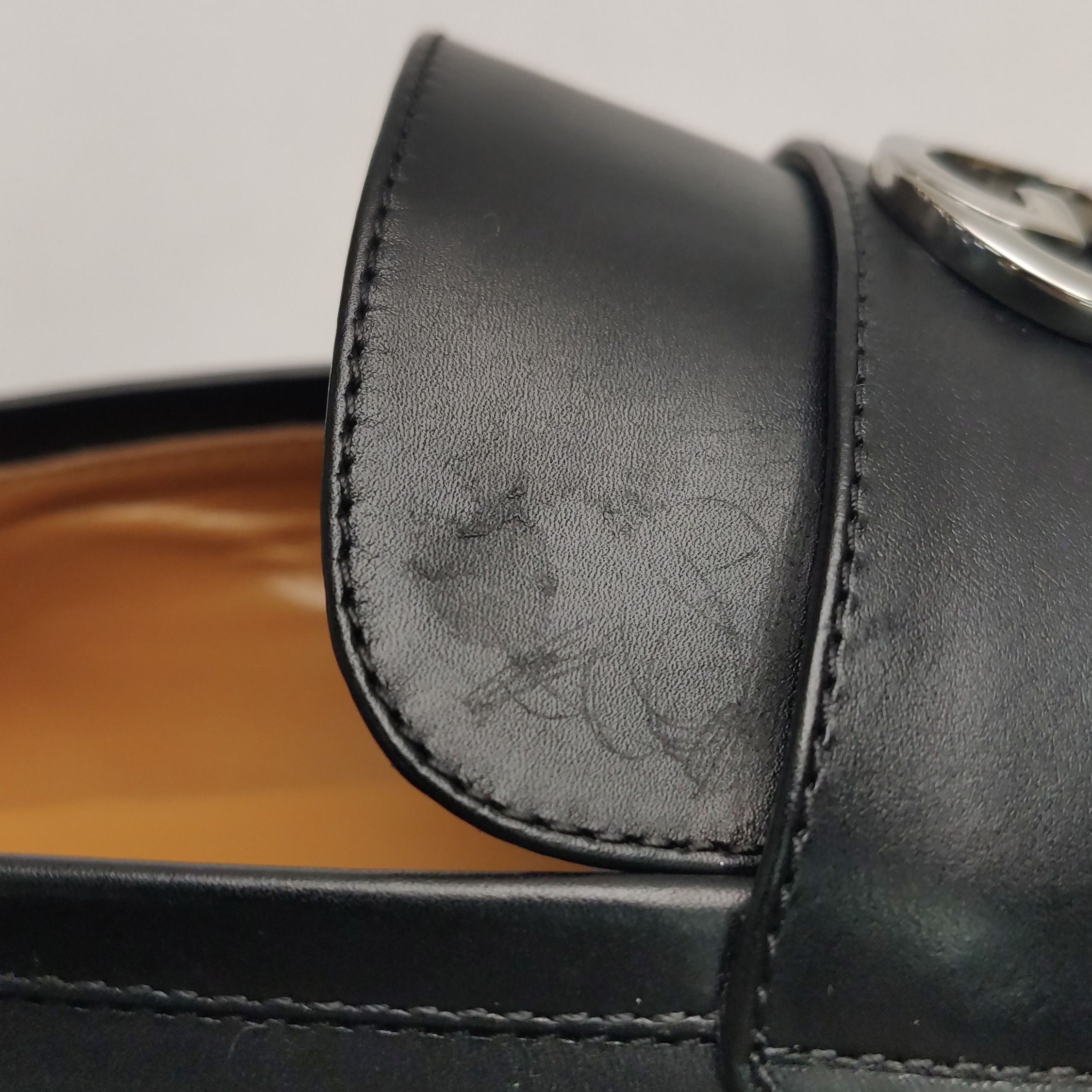 Gucci Gucci Interlocking G Leather Loafers Size 13 / 46 Size US 13 / EU 46 - 9 Thumbnail