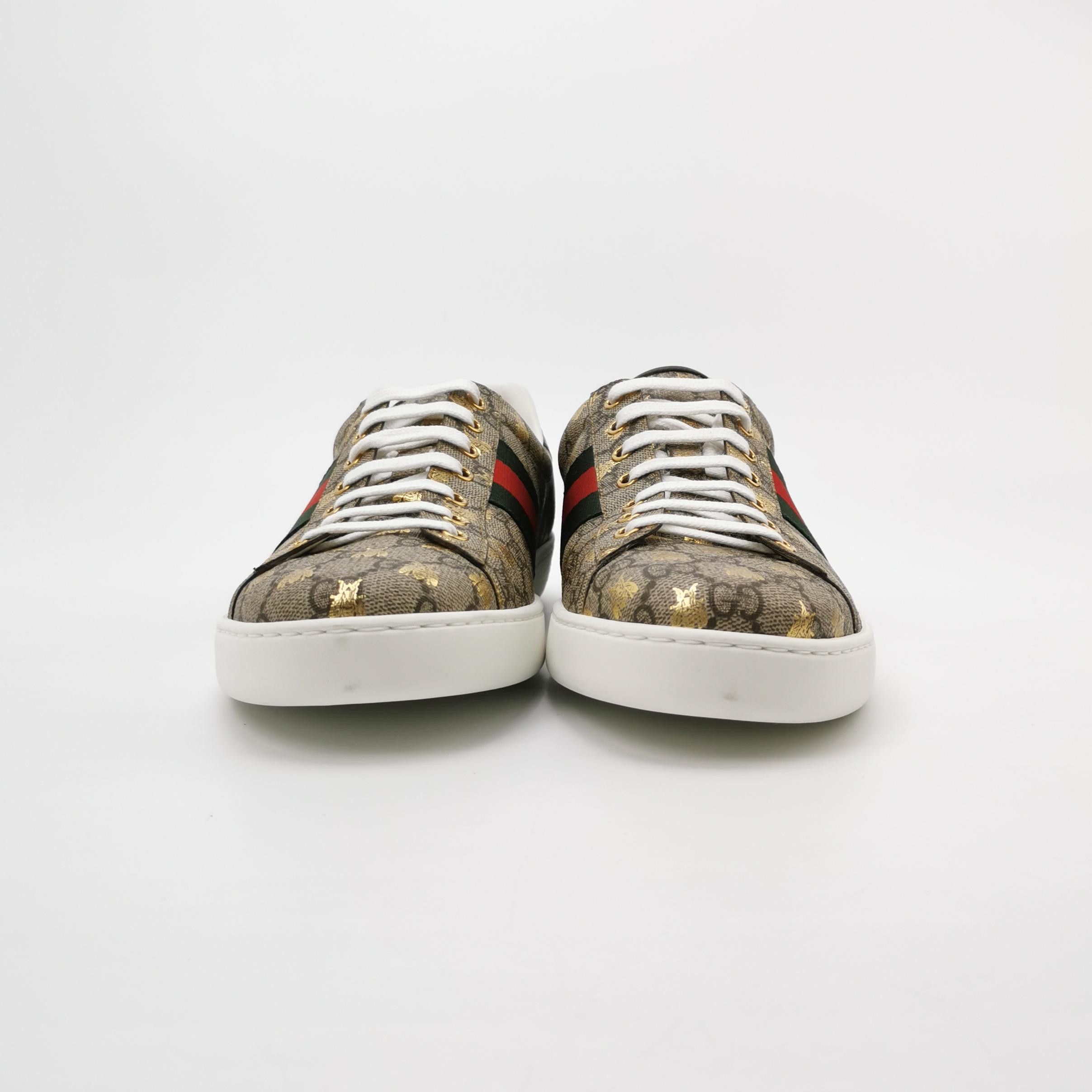 Gucci Gucci Ace Bee GG Supreme Sneakers 46.5 Size US 13 / EU 46 - 4 Thumbnail