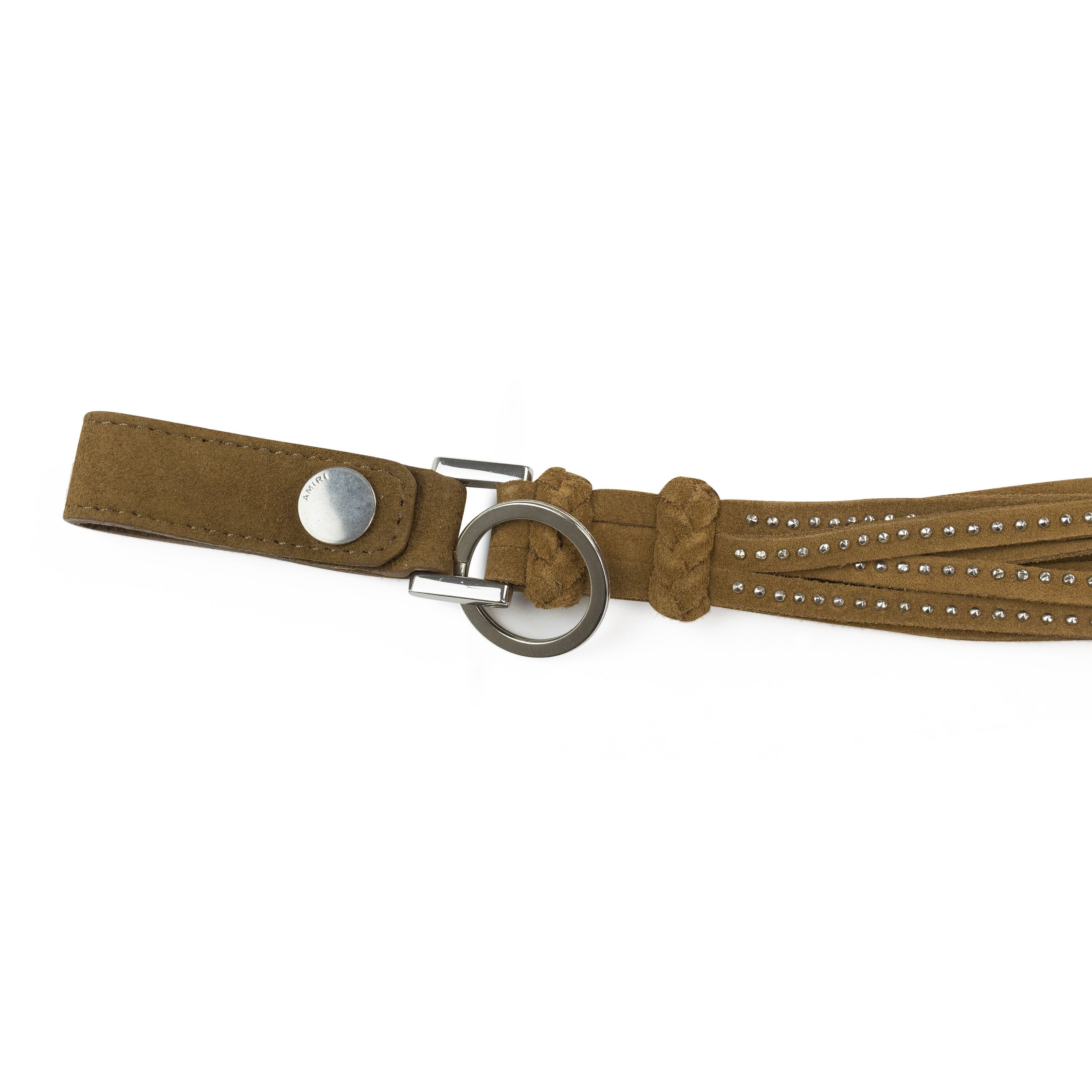 Amiri BROWN STD SUEDE LONG TASSEL KEYCHAIN SIZE OS Size ONE SIZE - 2 Thumbnail