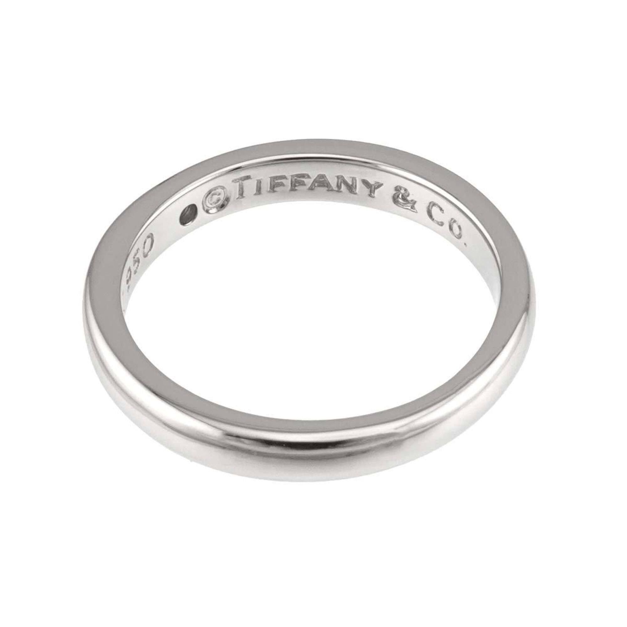 Tiffany & Co. Tiffany & Co. Stacking Band Ring with 1 Diamond, Platinum. Size ONE SIZE - 4 Thumbnail