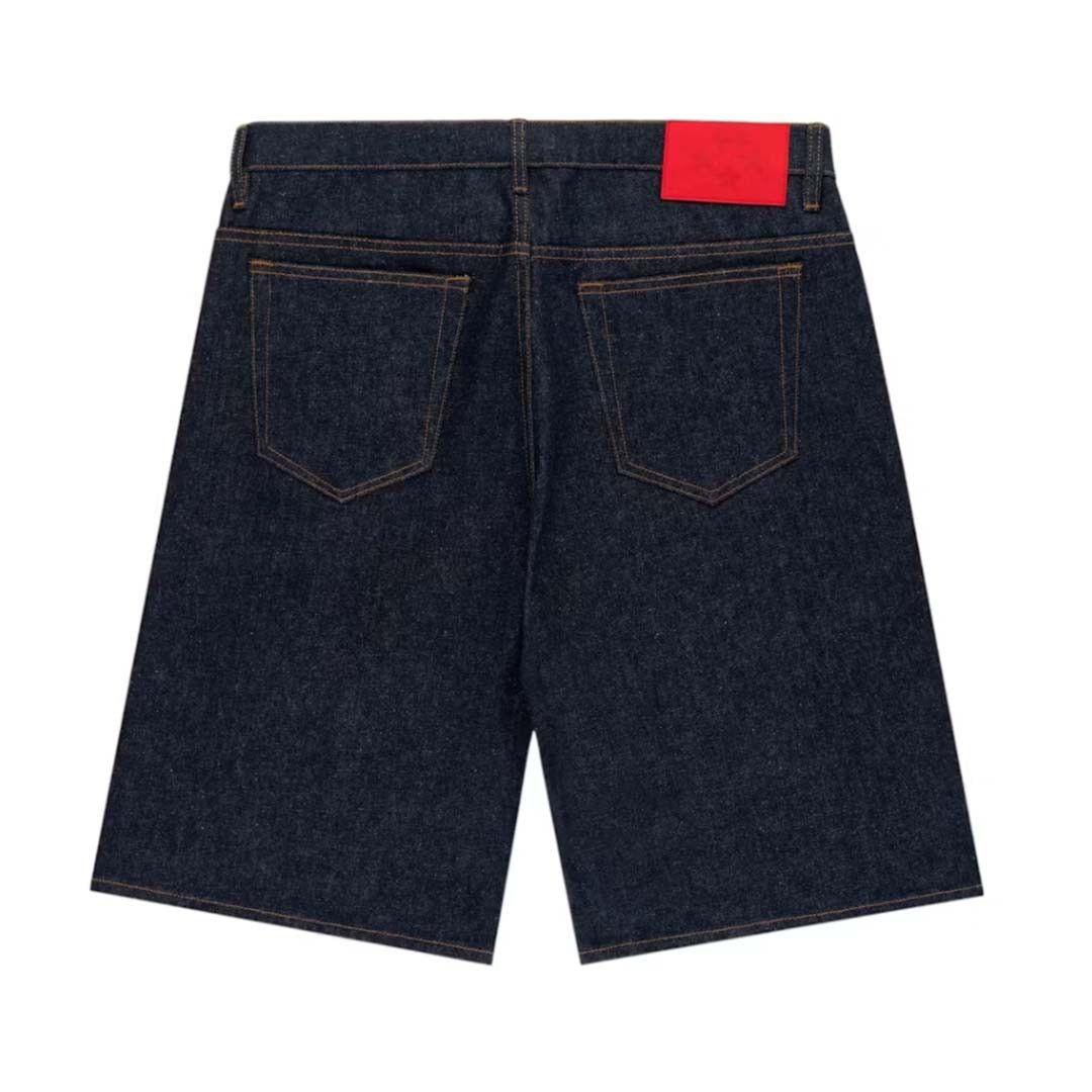 Sp5der V3 Logo Denim Short Indigo Size US 30 / EU 46 - 2 Thumbnail