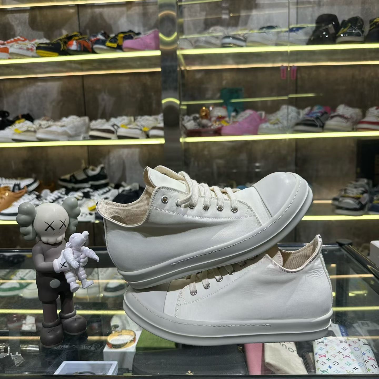 Rick Owens Rick Owens White Hitop Sneakers us_10 Women Size US 10 / IT 40 - 4 Thumbnail