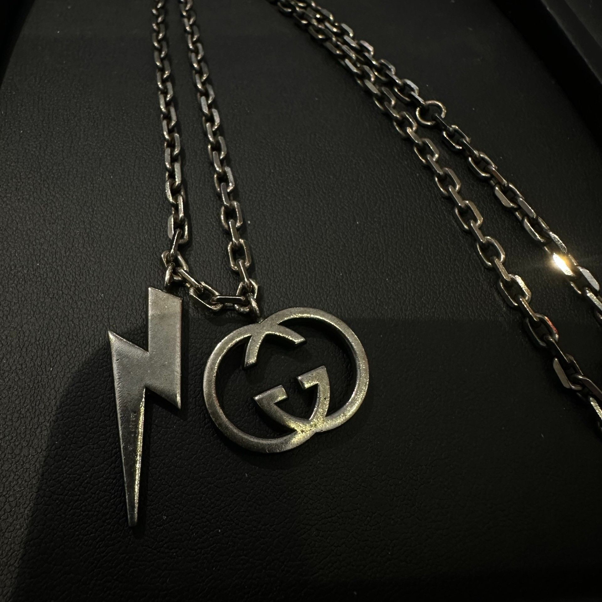 Gucci Gucci Retro Silver Necklace OS Women Size ONE SIZE - 3 Thumbnail