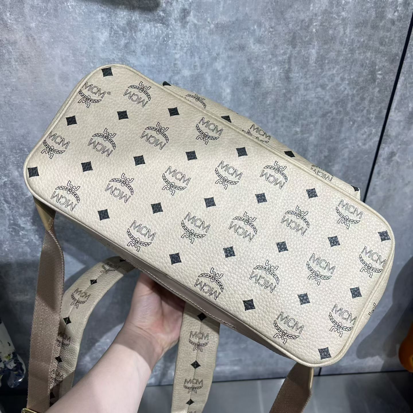 MCM MCM Beige Bag one size Men Size ONE SIZE - 3 Thumbnail
