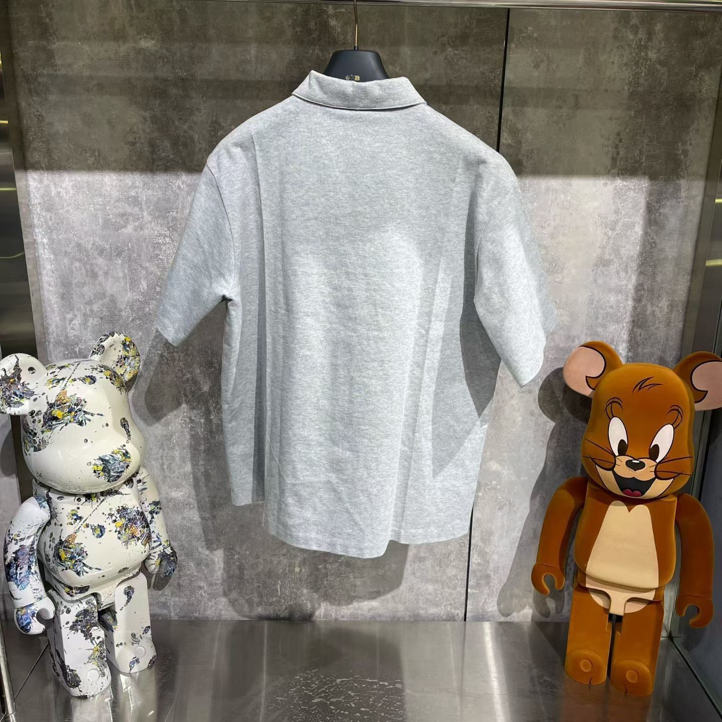 Miu Miu Miu Miu Gray Polo m Men Size US M / EU 48-50 / 2 - 2 Thumbnail