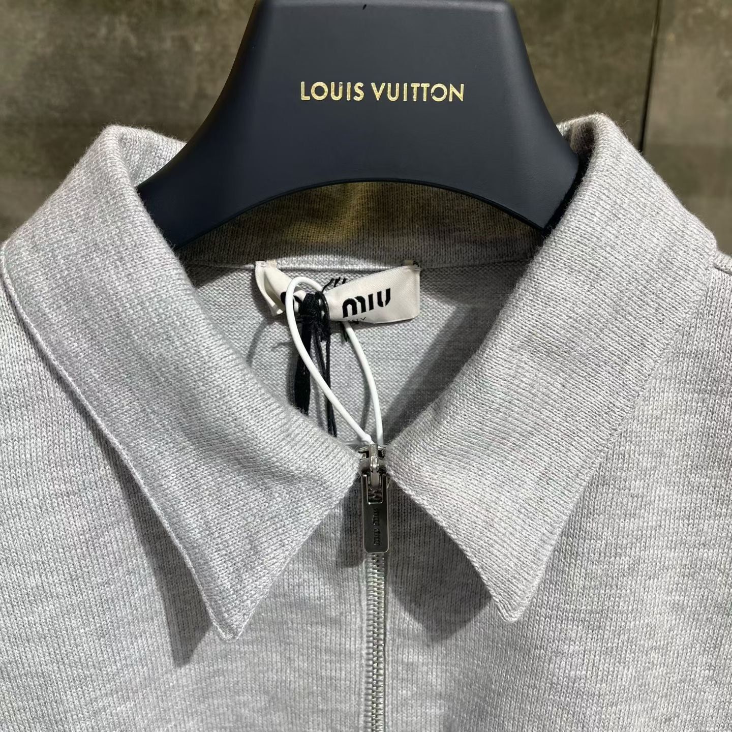 Miu Miu Miu Miu Gray Polo m Men Size US M / EU 48-50 / 2 - 4 Thumbnail