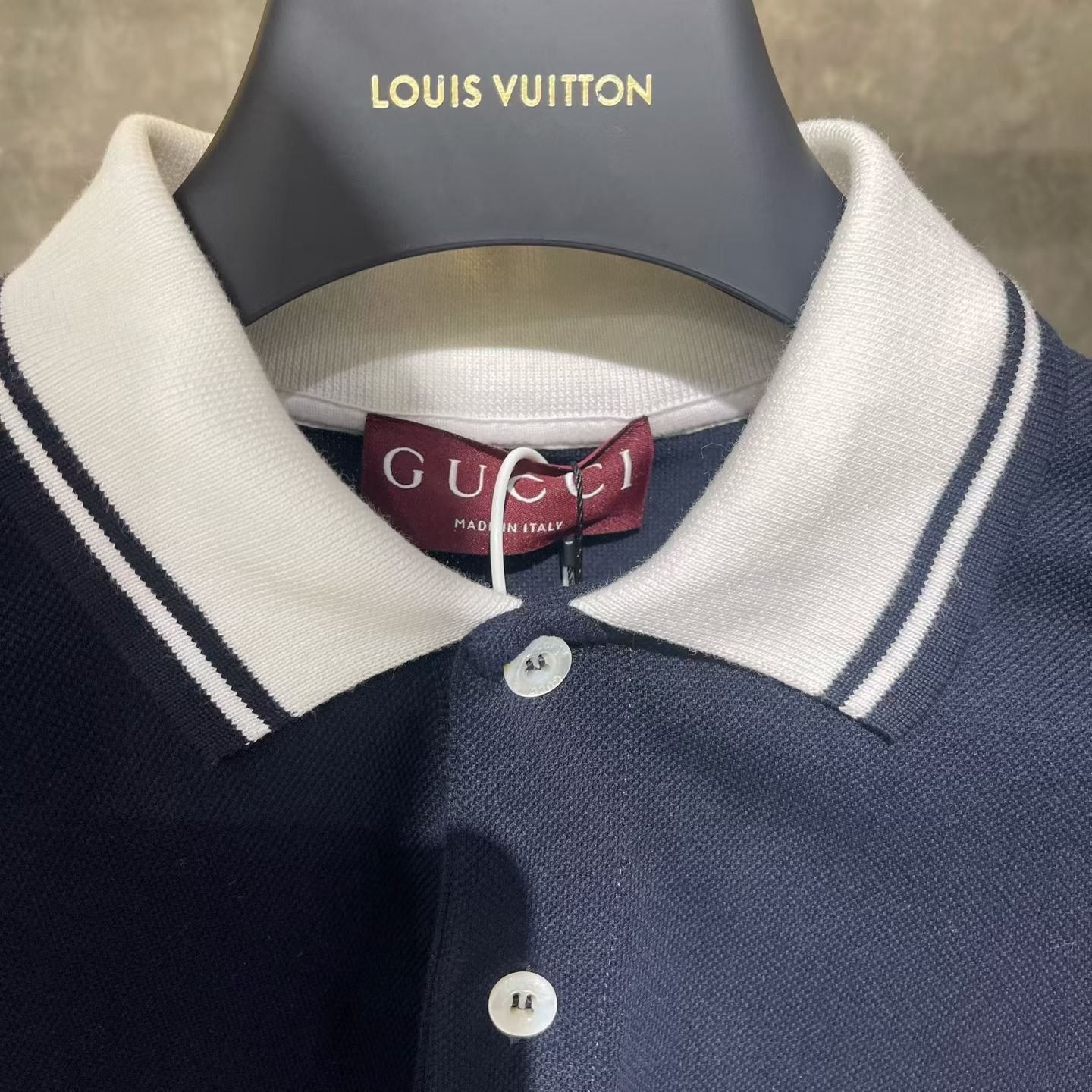Gucci Gucci Retro Blue Polo m Men Size US M / EU 48-50 / 2 - 3 Thumbnail