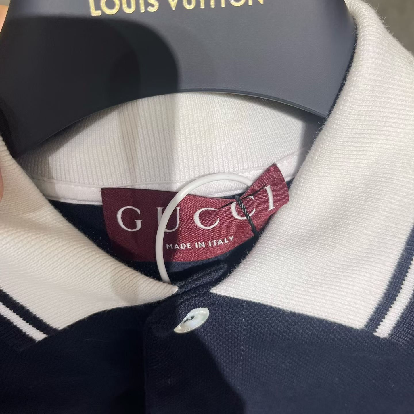 Gucci Gucci Retro Blue Polo m Men Size US M / EU 48-50 / 2 - 4 Thumbnail