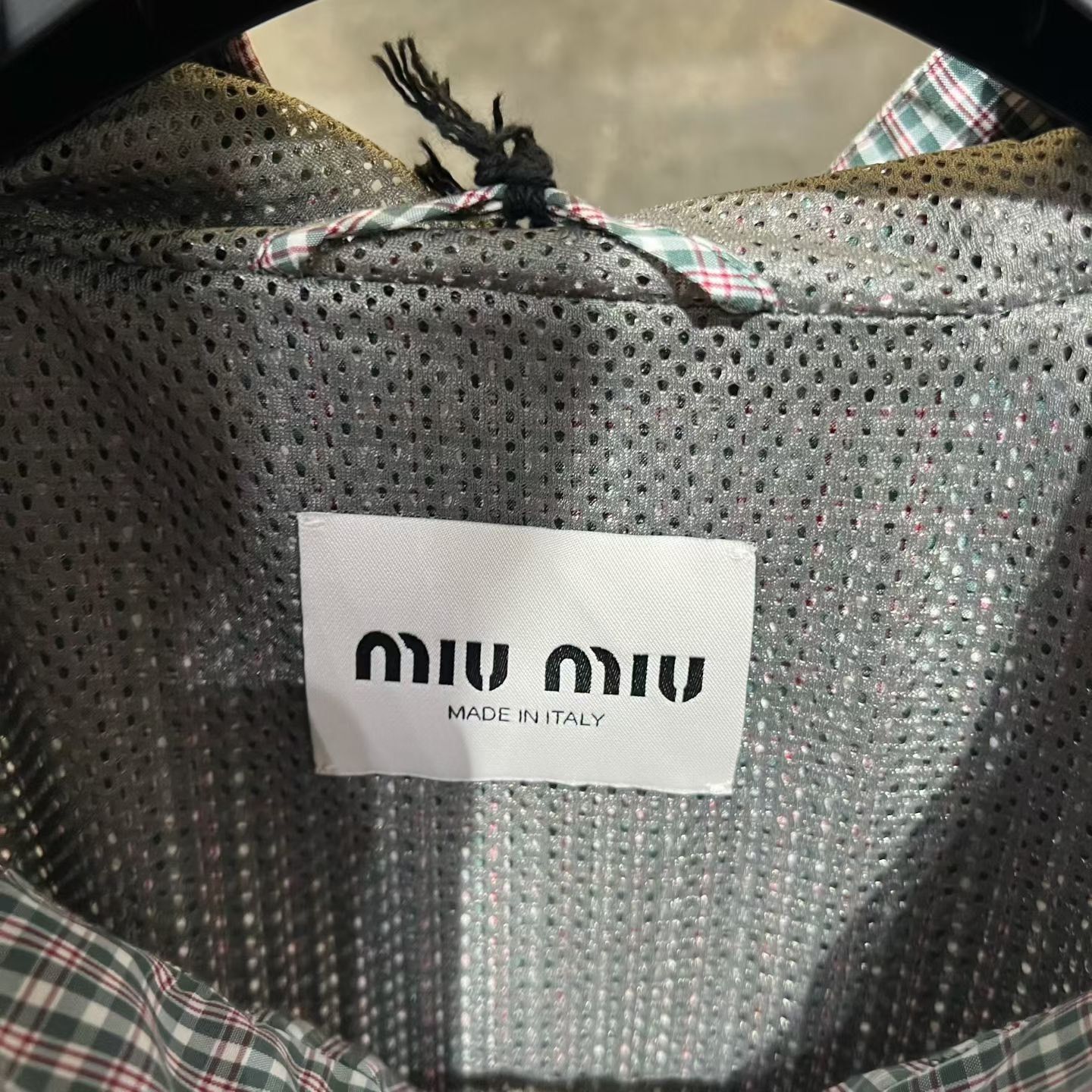 Miu Miu Miu Miu Plaid Multi Hoodie S Men Size US S / EU 44-46 / 1 - 5 Thumbnail