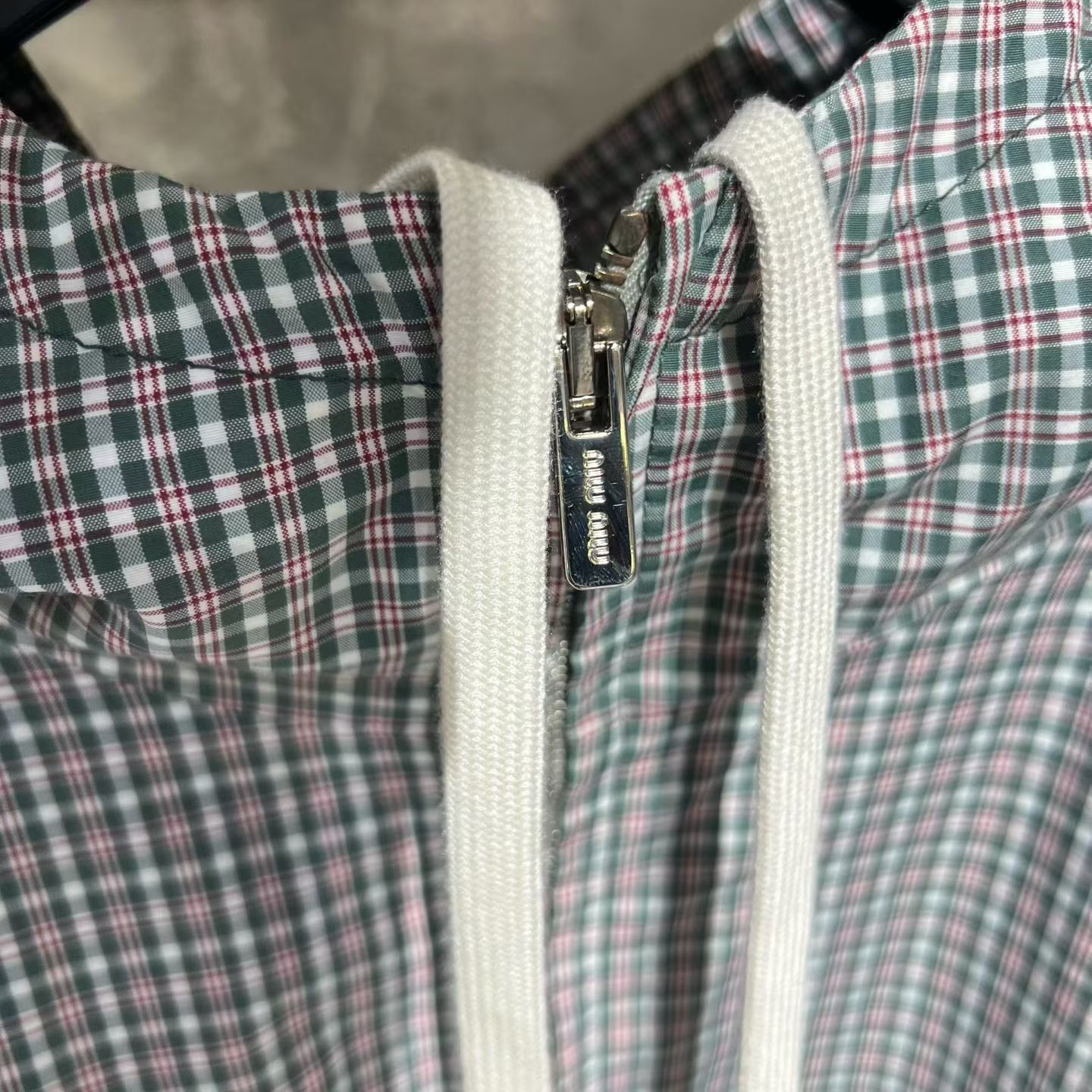 Miu Miu Miu Miu Plaid Multi Hoodie S Men Size US S / EU 44-46 / 1 - 6 Thumbnail