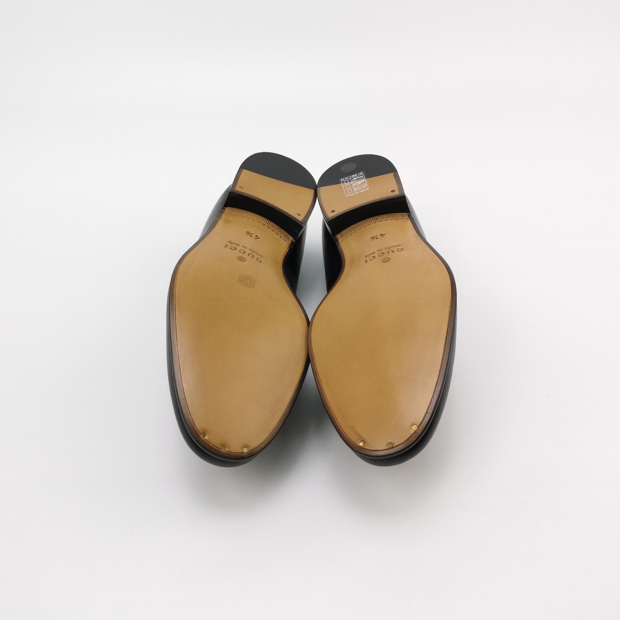 Gucci Gucci Interlocking G Leather Loafers 38.5 Size US 5.5 / EU 38 - 6 Thumbnail