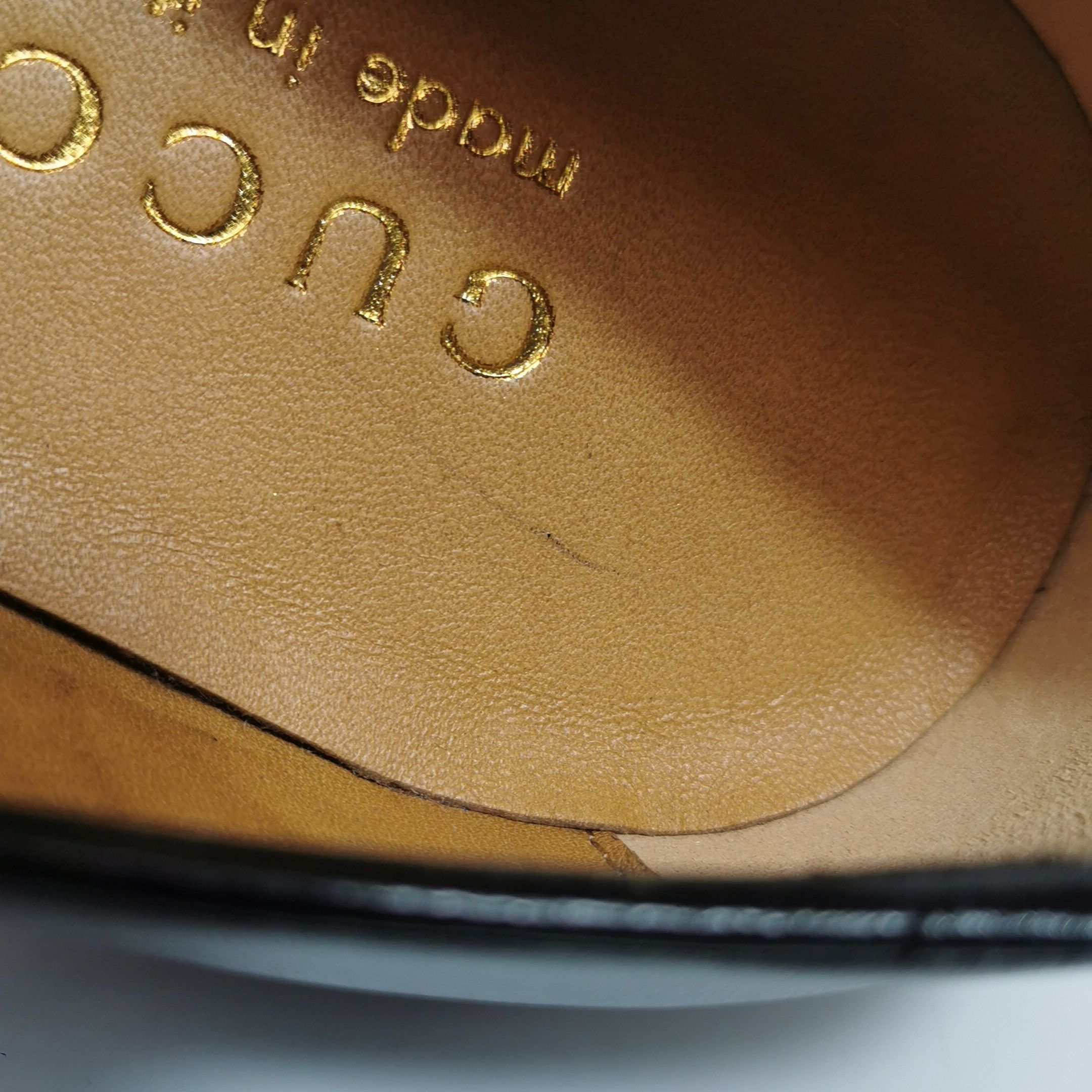 Gucci Gucci Interlocking G Leather Loafers 38.5 Size US 5.5 / EU 38 - 8 Thumbnail