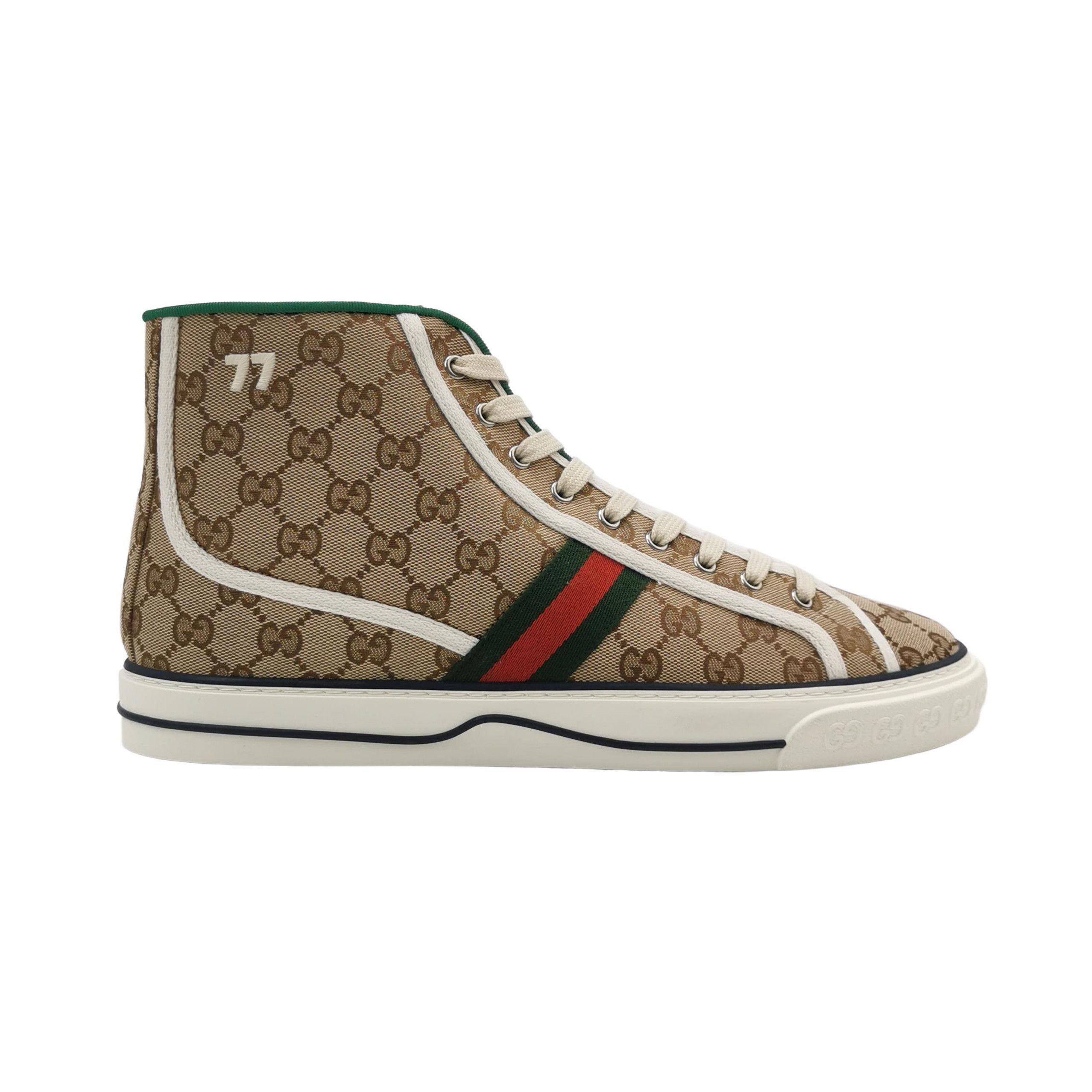Gucci Gucci GG Supreme Tennis 1977 Hi-Top Sneakers 47 Size US 14 / EU 47 - 2 Thumbnail