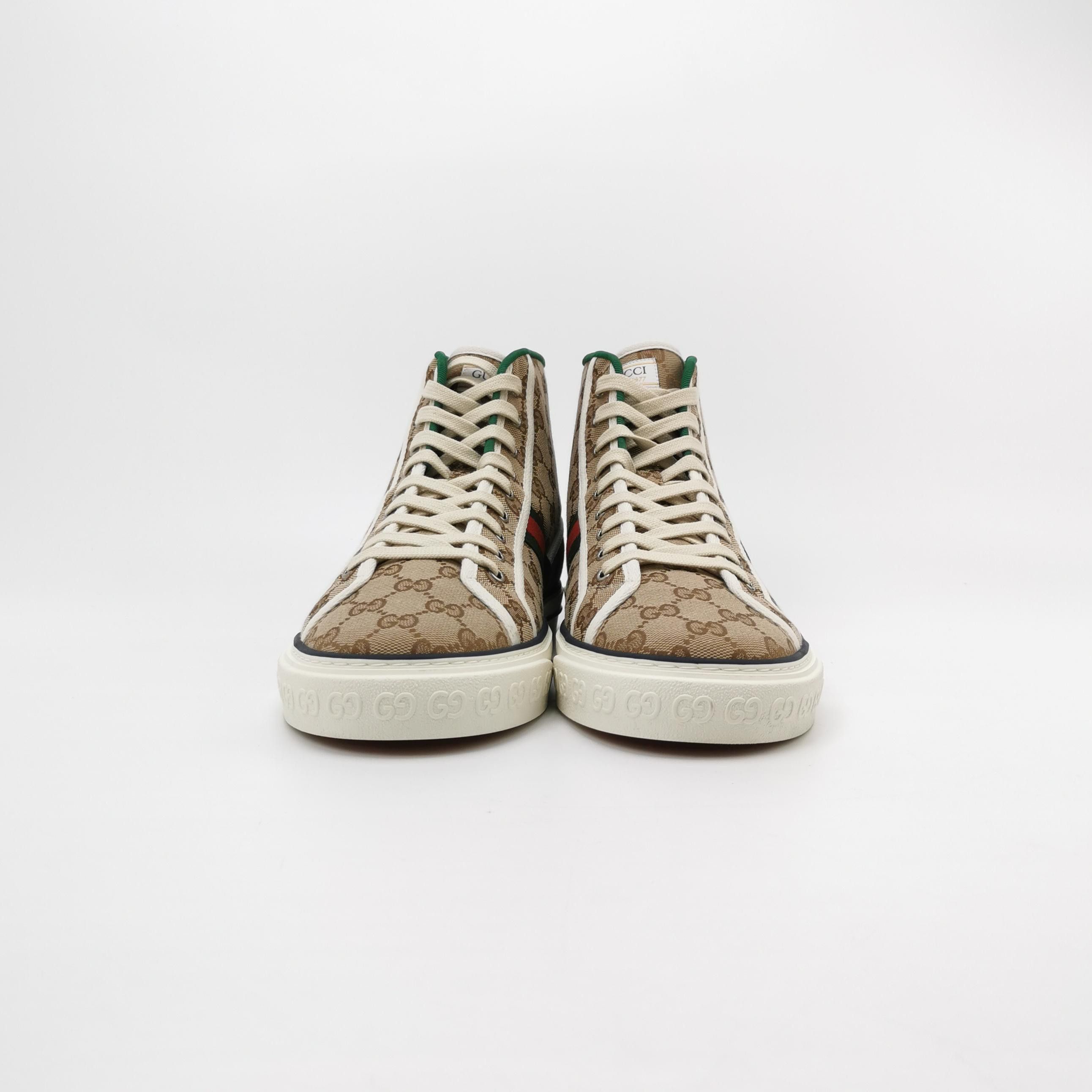 Gucci Gucci GG Supreme Tennis 1977 Hi-Top Sneakers 47 Size US 14 / EU 47 - 3 Thumbnail