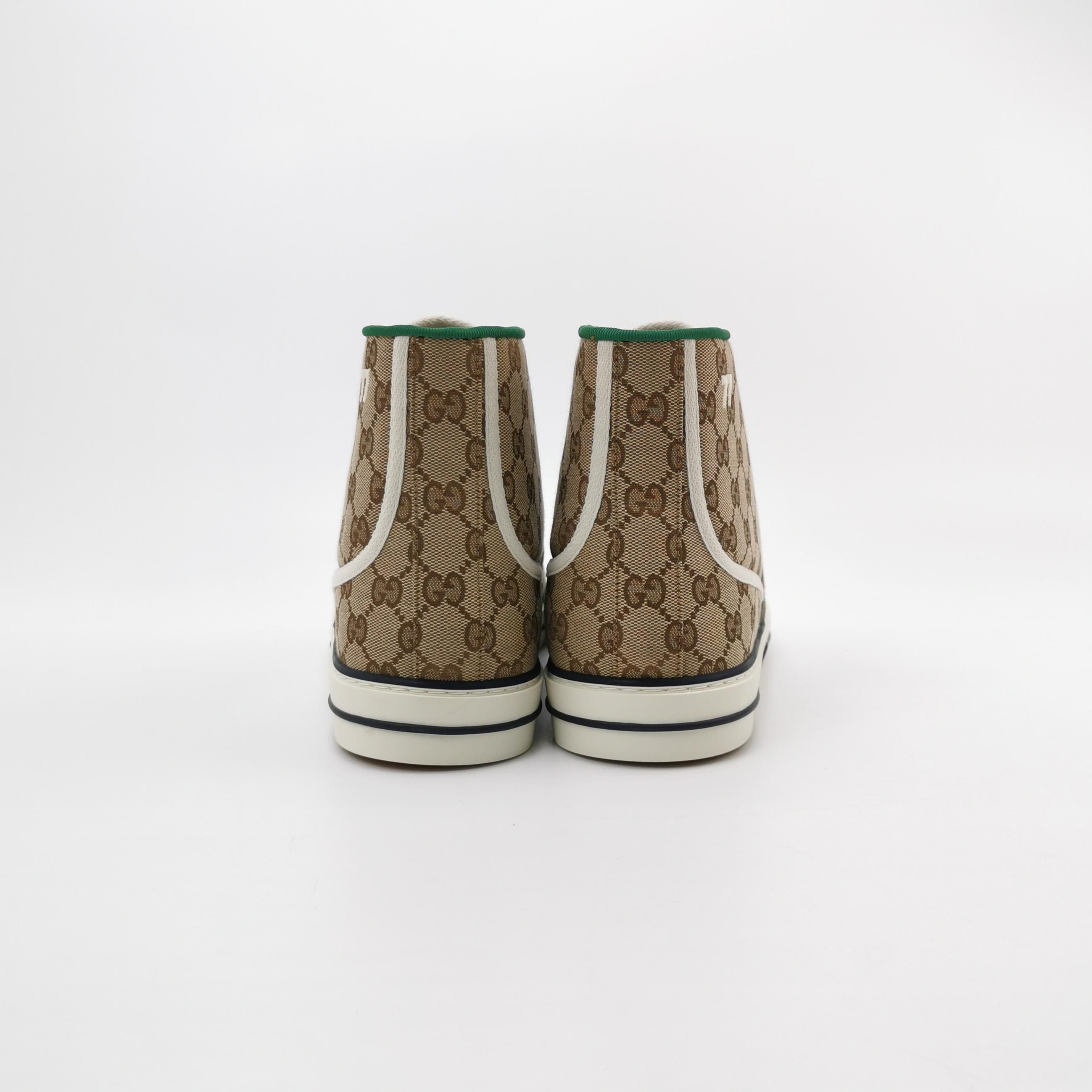 Gucci Gucci GG Supreme Tennis 1977 Hi-Top Sneakers 47 Size US 14 / EU 47 - 4 Thumbnail