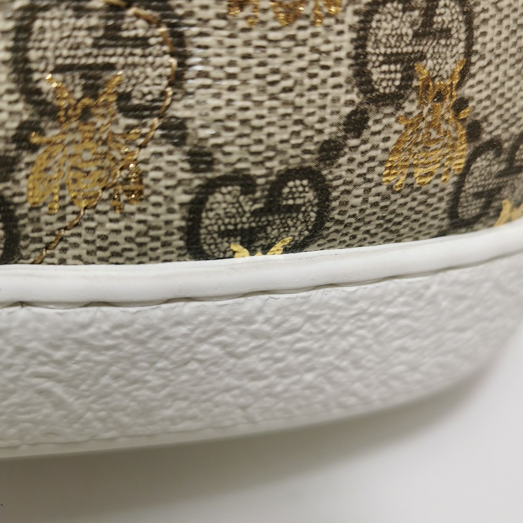 Gucci Gucci Bee GG Monogram Ace Sneakers 47 Size US 14 / EU 47 - 10 Thumbnail