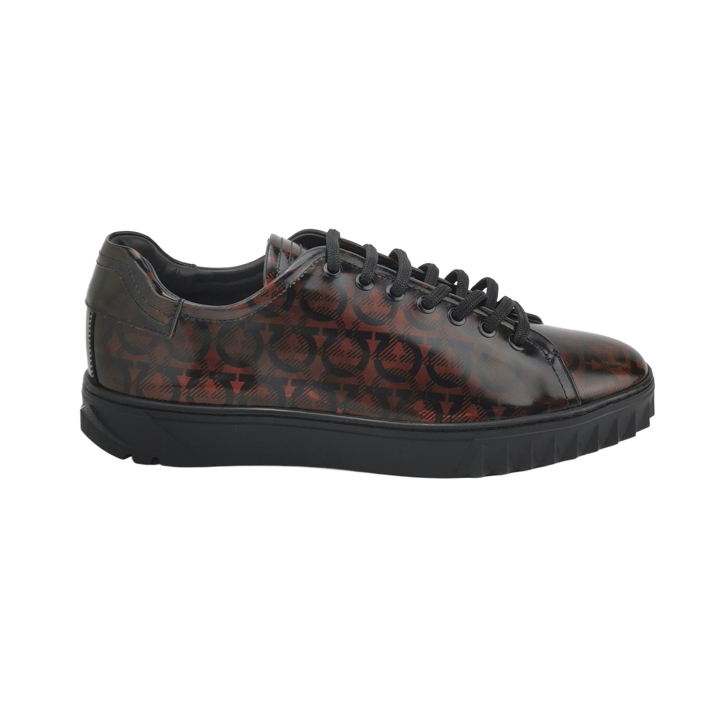 Salvatore Ferragamo Salvatore Ferragamo Monogram Leather Sneakers 41.5 Size US 8 / EU 41 - 2 Thumbnail