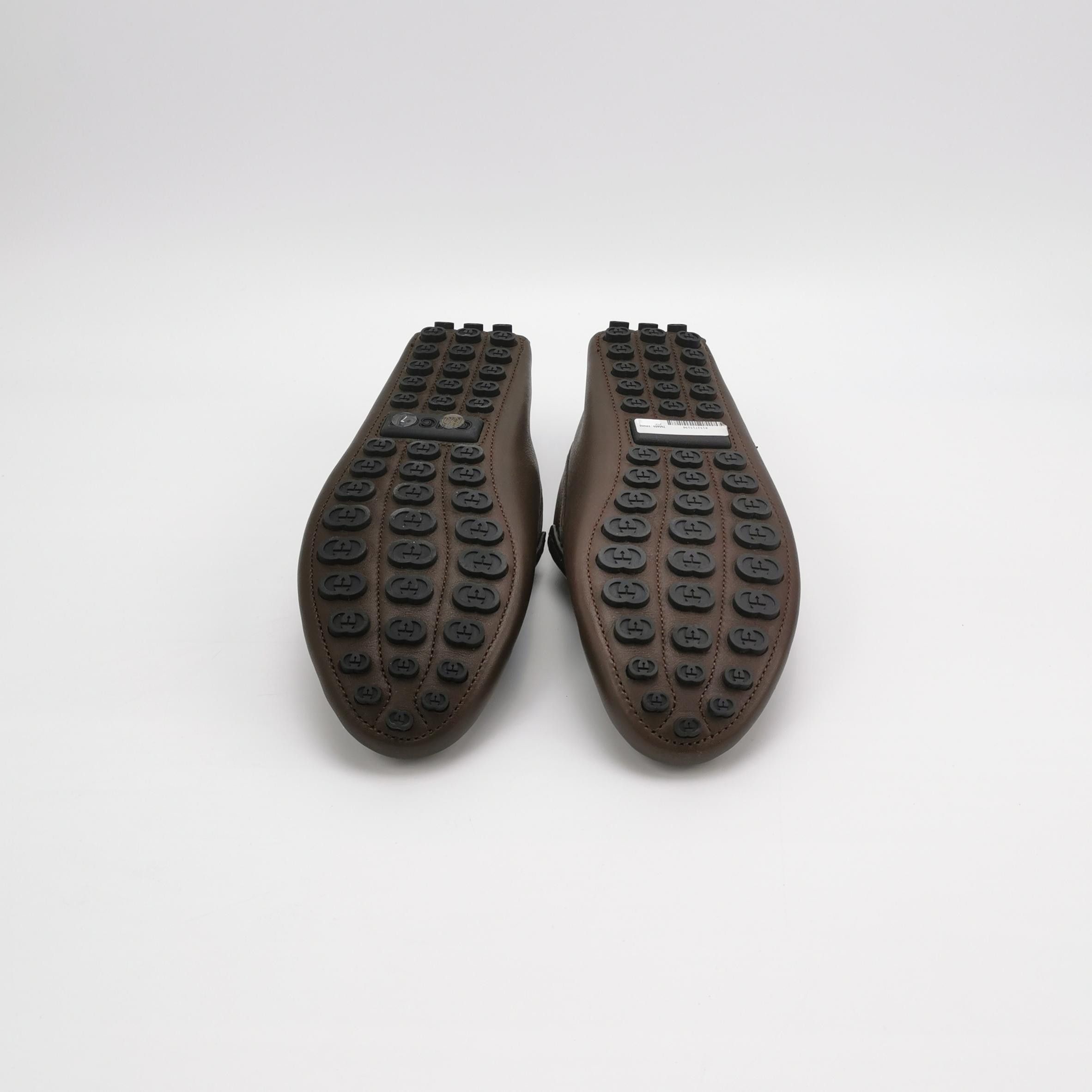 Gucci Gucci Interlocking G Leather Drivers EU 41 Size US 8 / EU 41 - 6 Thumbnail