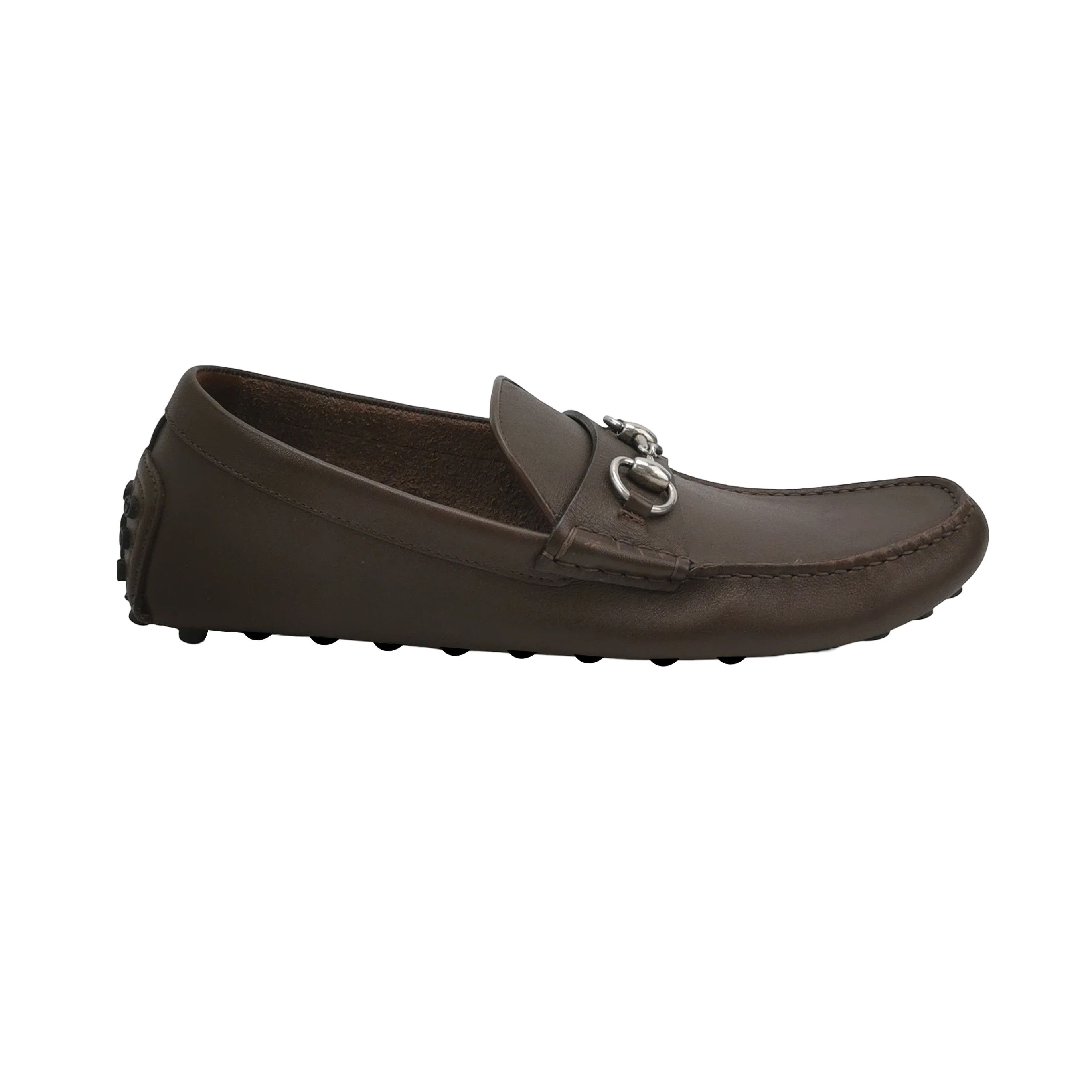 Gucci Gucci Interlocking G Leather Drivers EU 41 Size US 8 / EU 41 - 2 Thumbnail