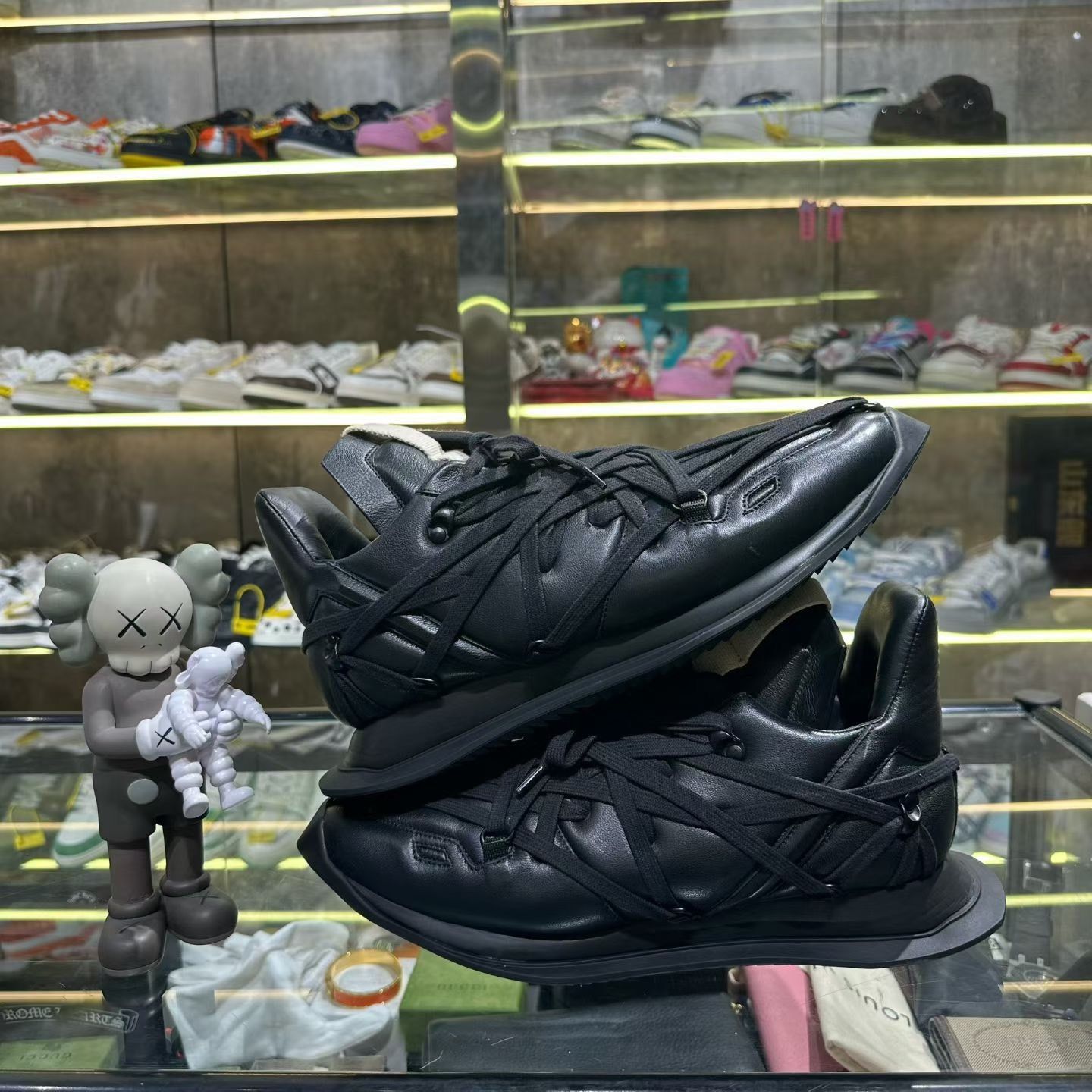 Rick Owens Rick Owens Black Lowtop Sneakers 7 Men Size US 7 / EU 40 - 3 Thumbnail