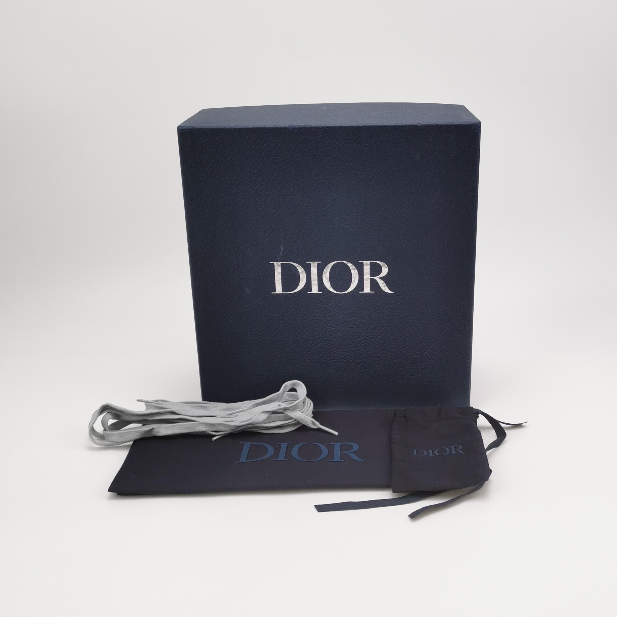 Dior Dior B27 Grey Leather Hi-Top Sneakers 39 Size US 6 / EU 39 - 7 Thumbnail